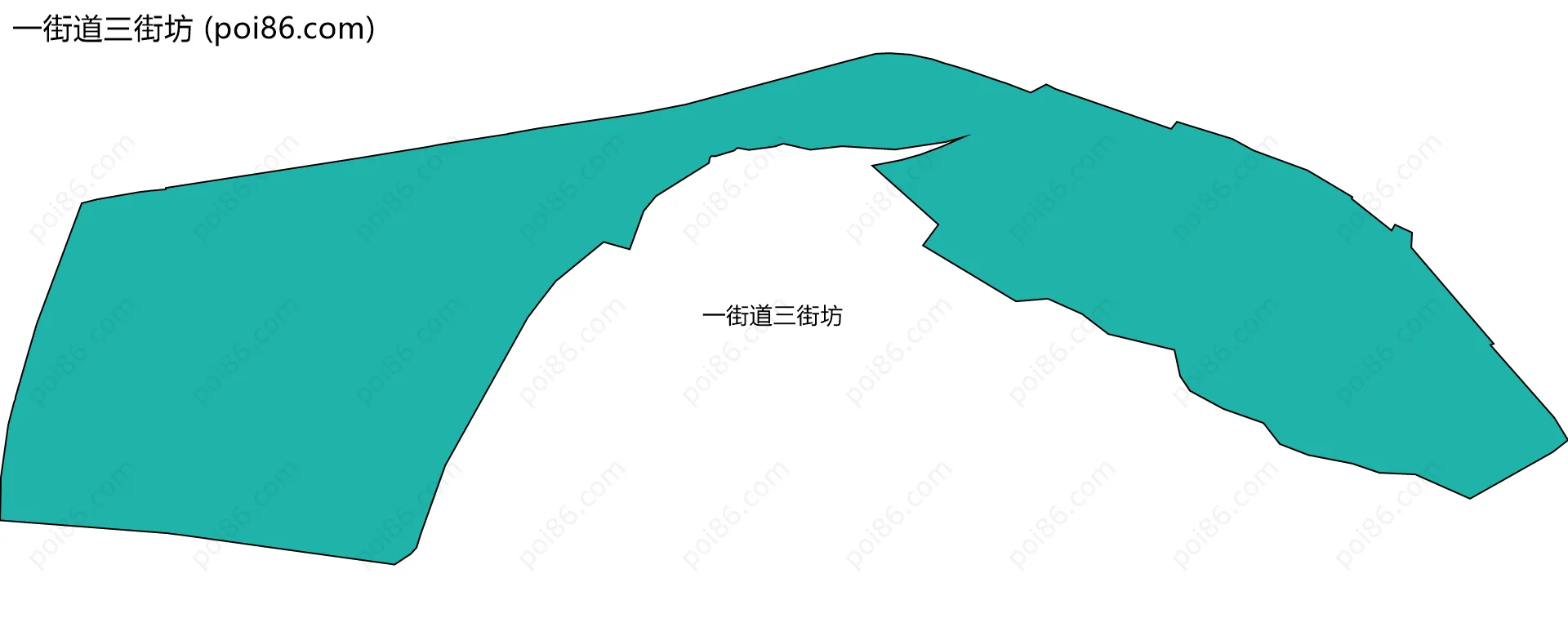 一街道三街坊边界地图