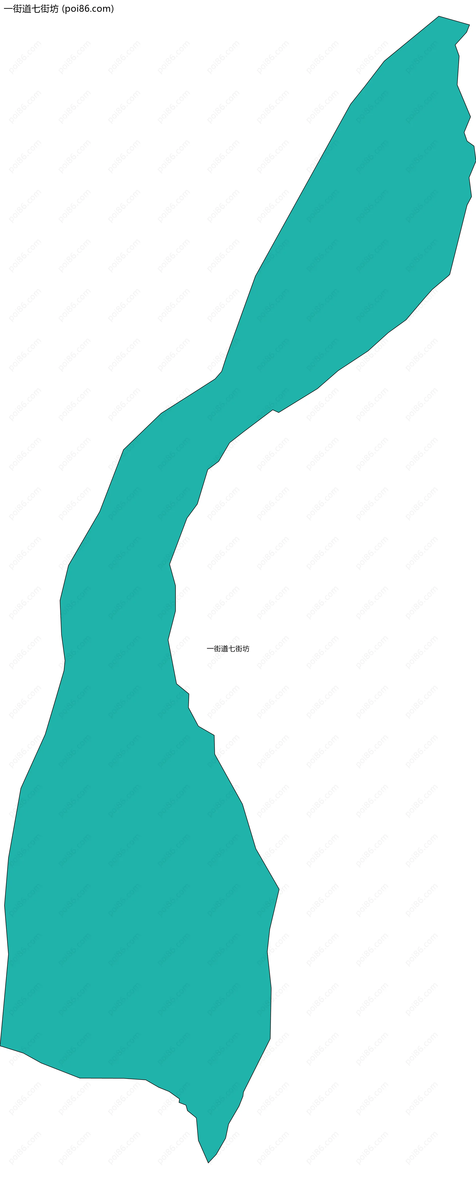 一街道七街坊边界地图