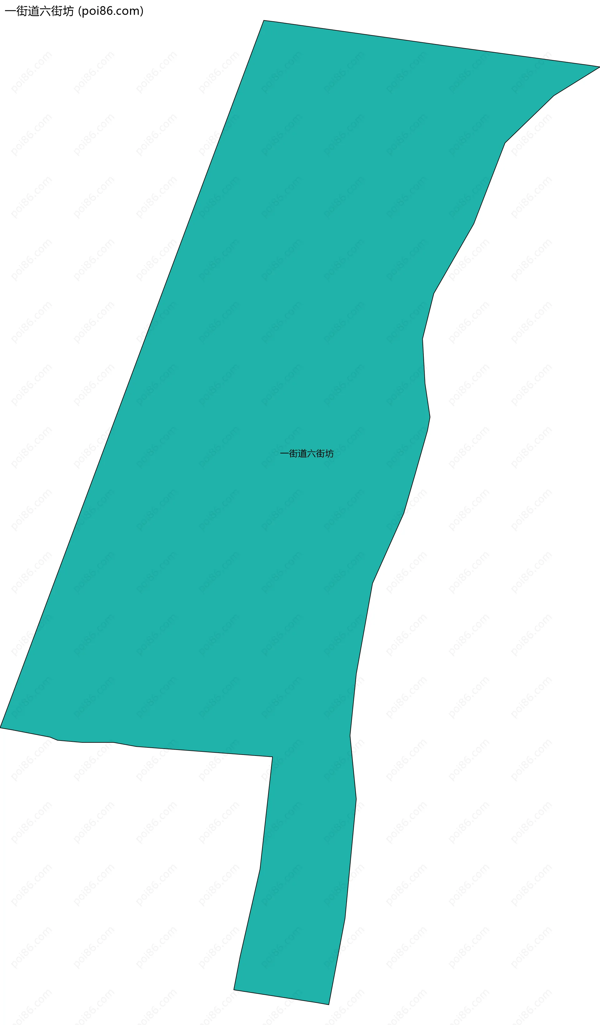 一街道六街坊边界地图