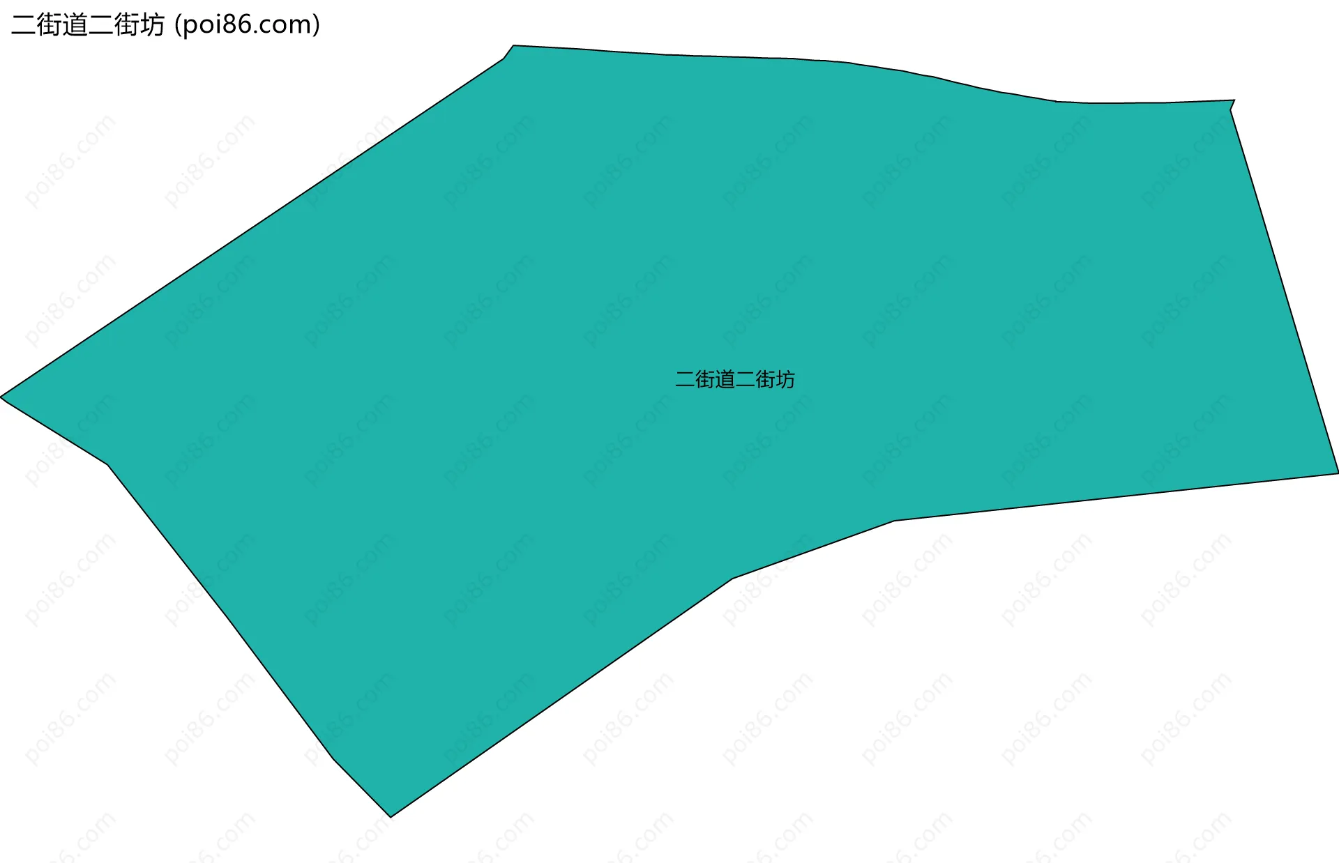 二街道二街坊边界地图