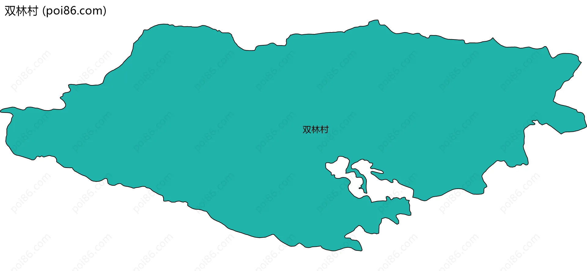 双林村边界地图