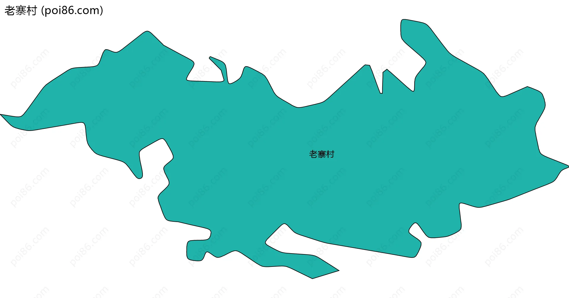 老寨村边界地图