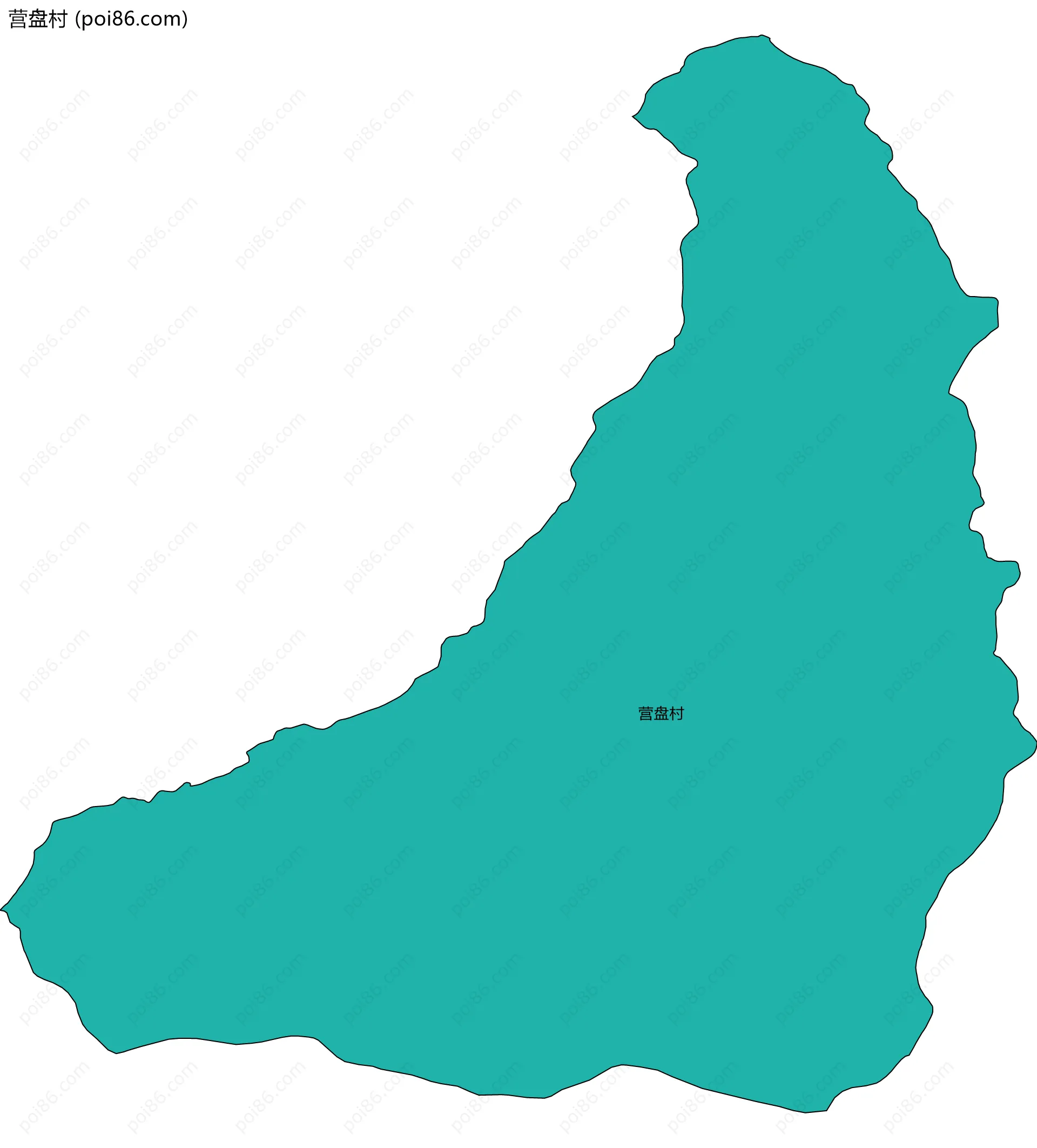 营盘村边界地图