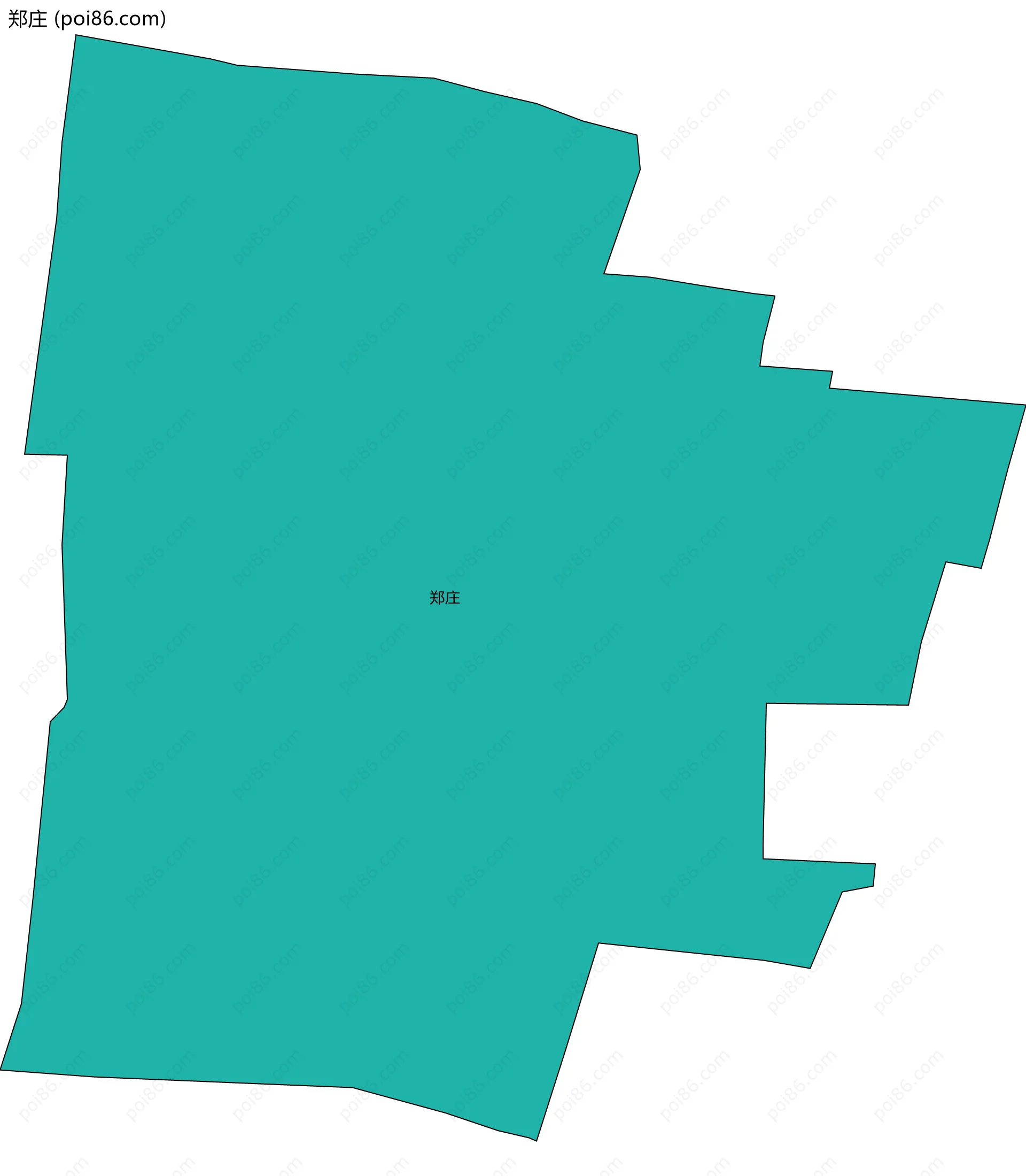 郑庄边界地图