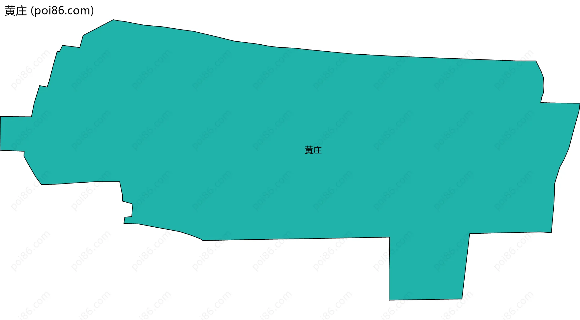 黄庄边界地图