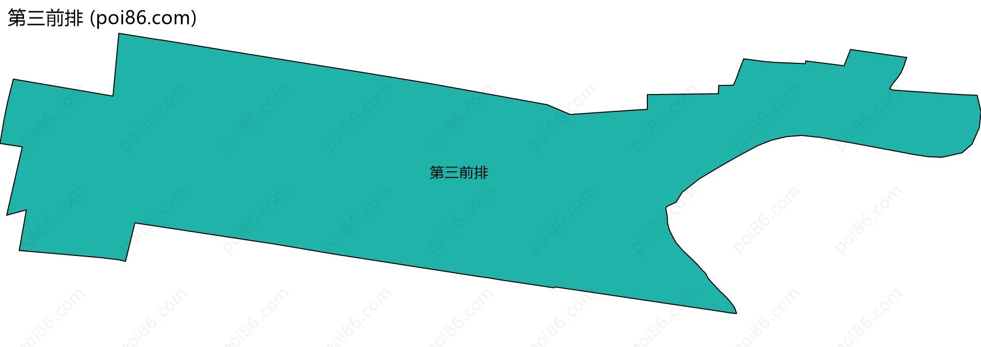 第三前排边界地图