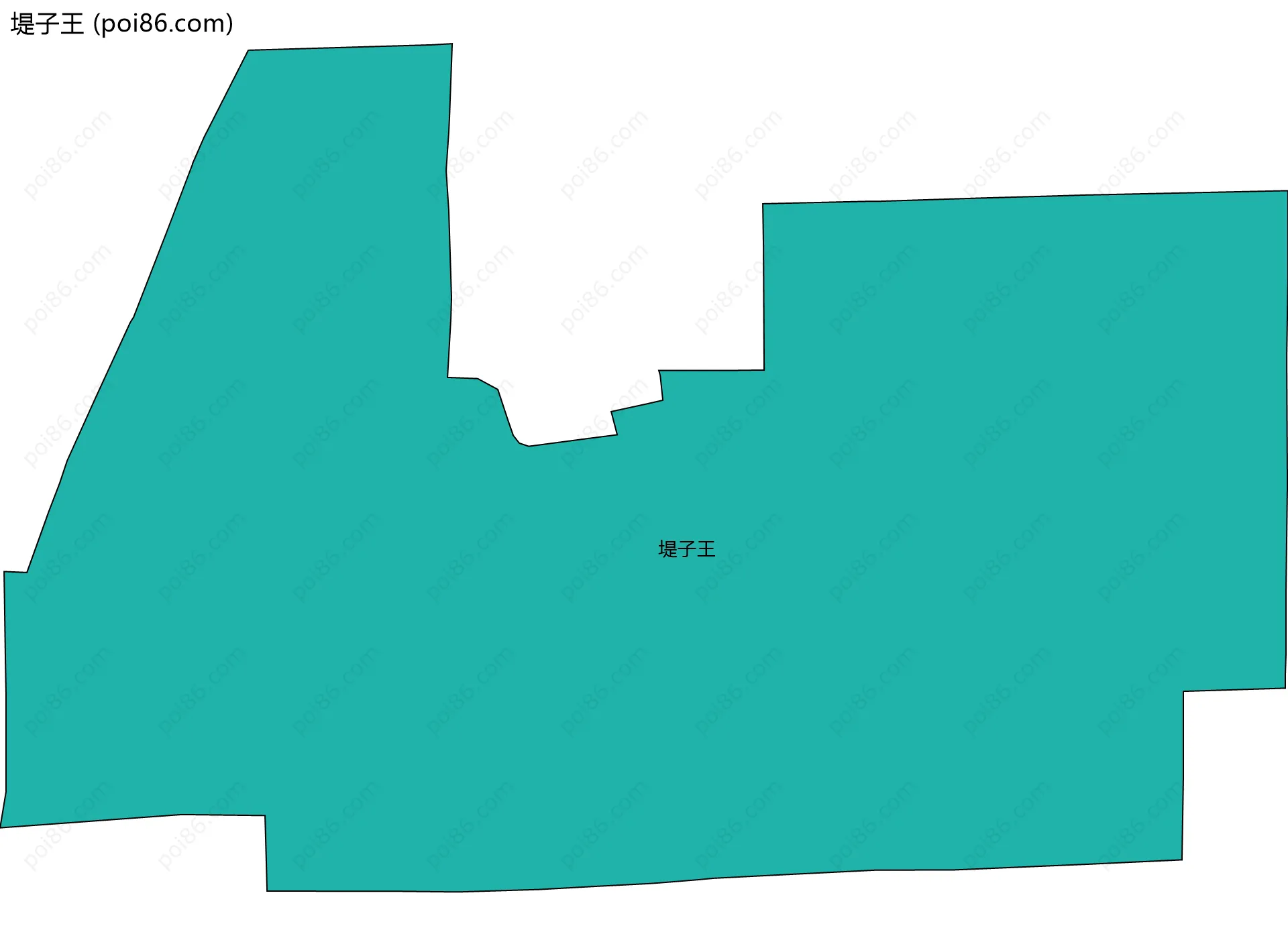 堤子王边界地图