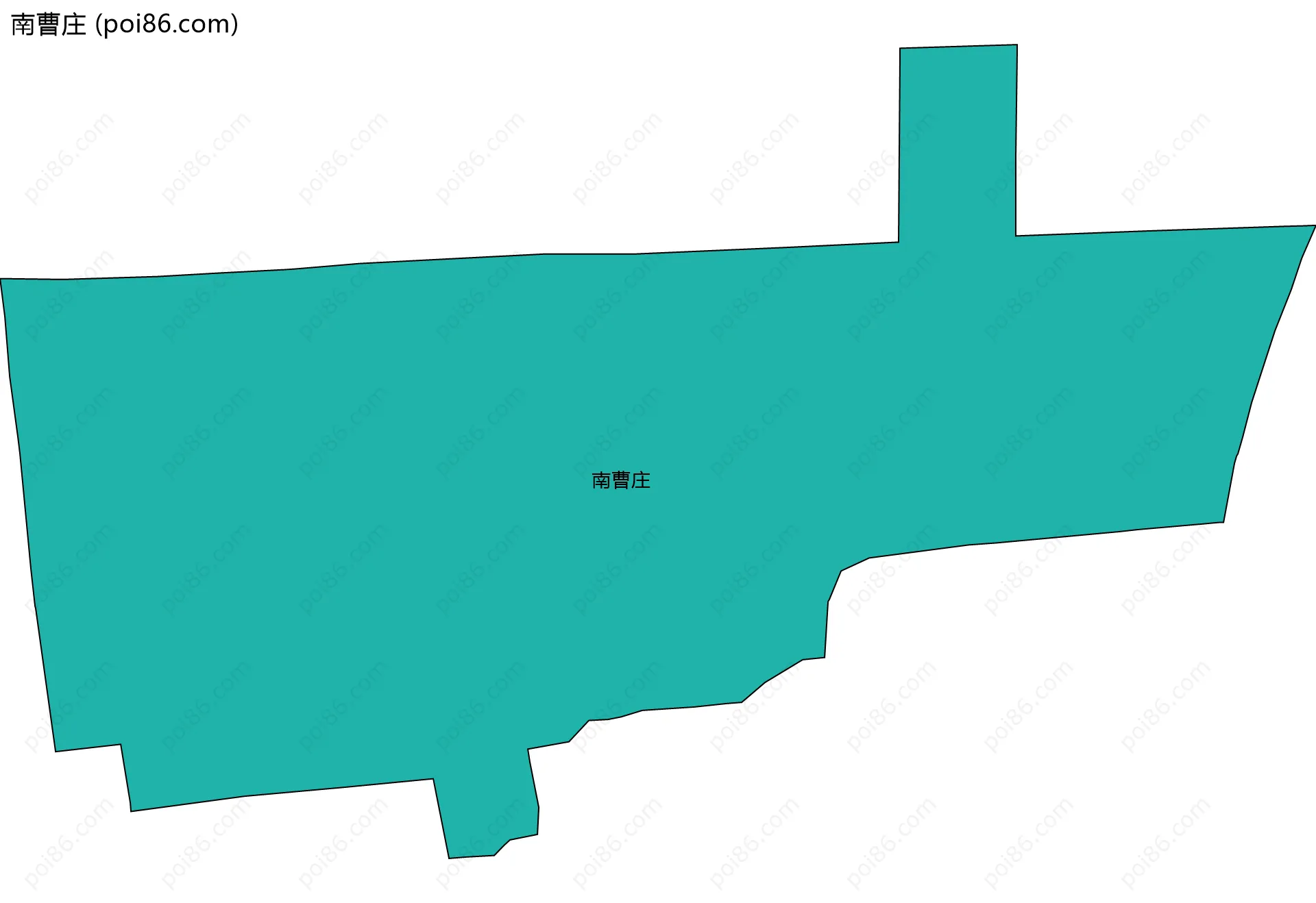 南曹庄边界地图