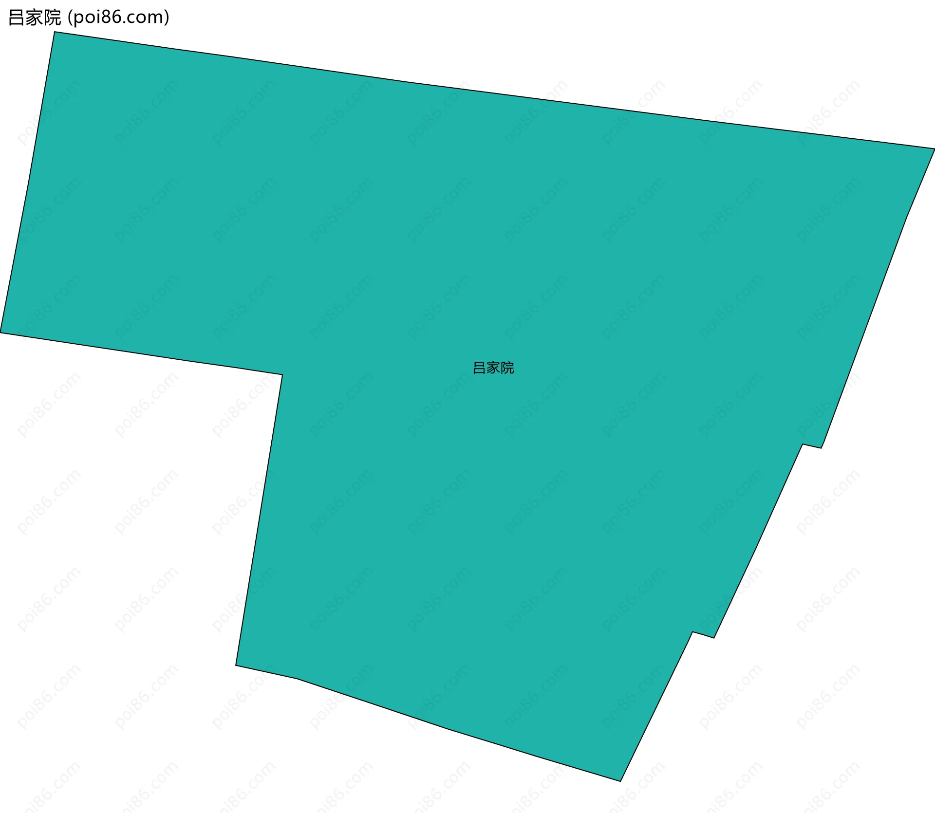 吕家院边界地图