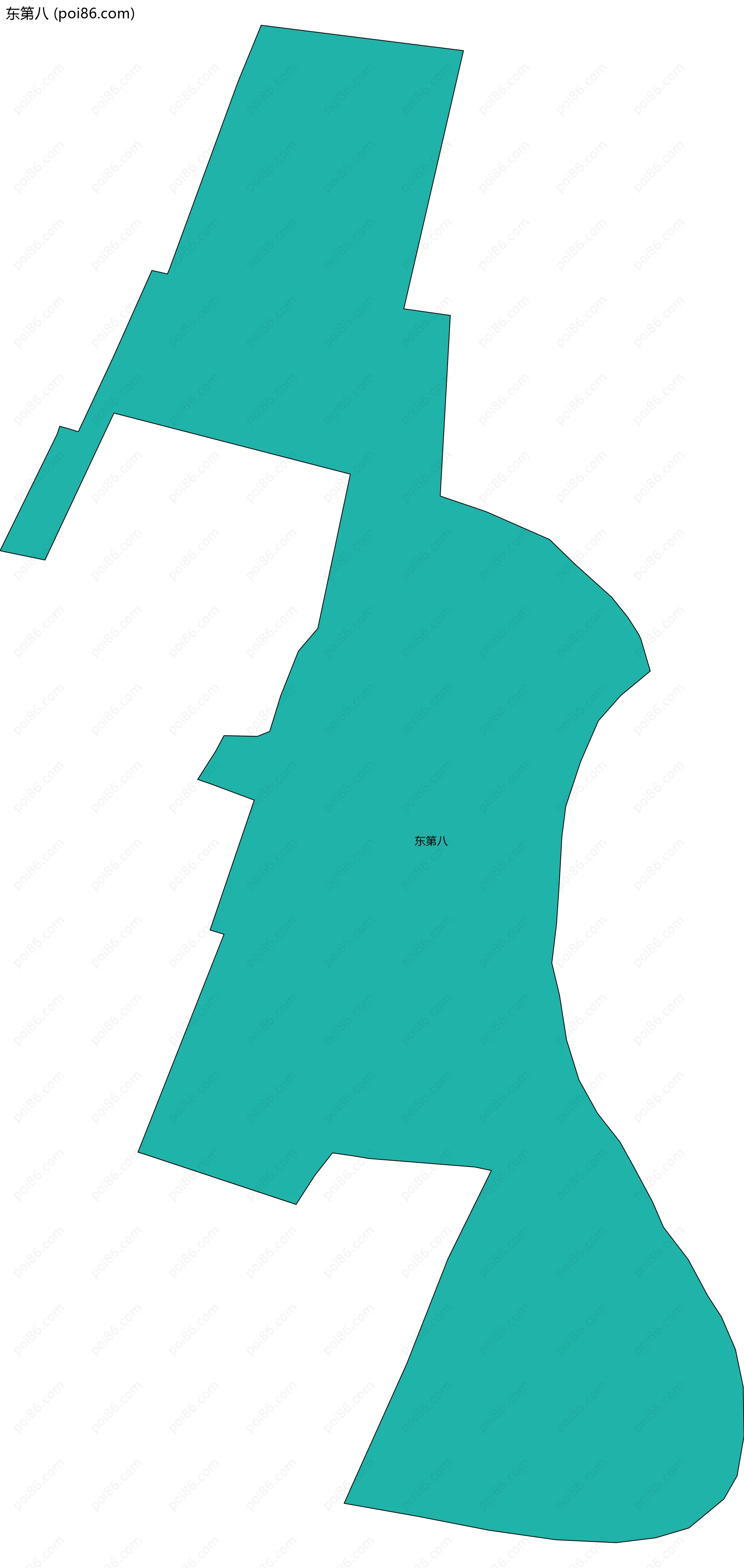 东第八边界地图