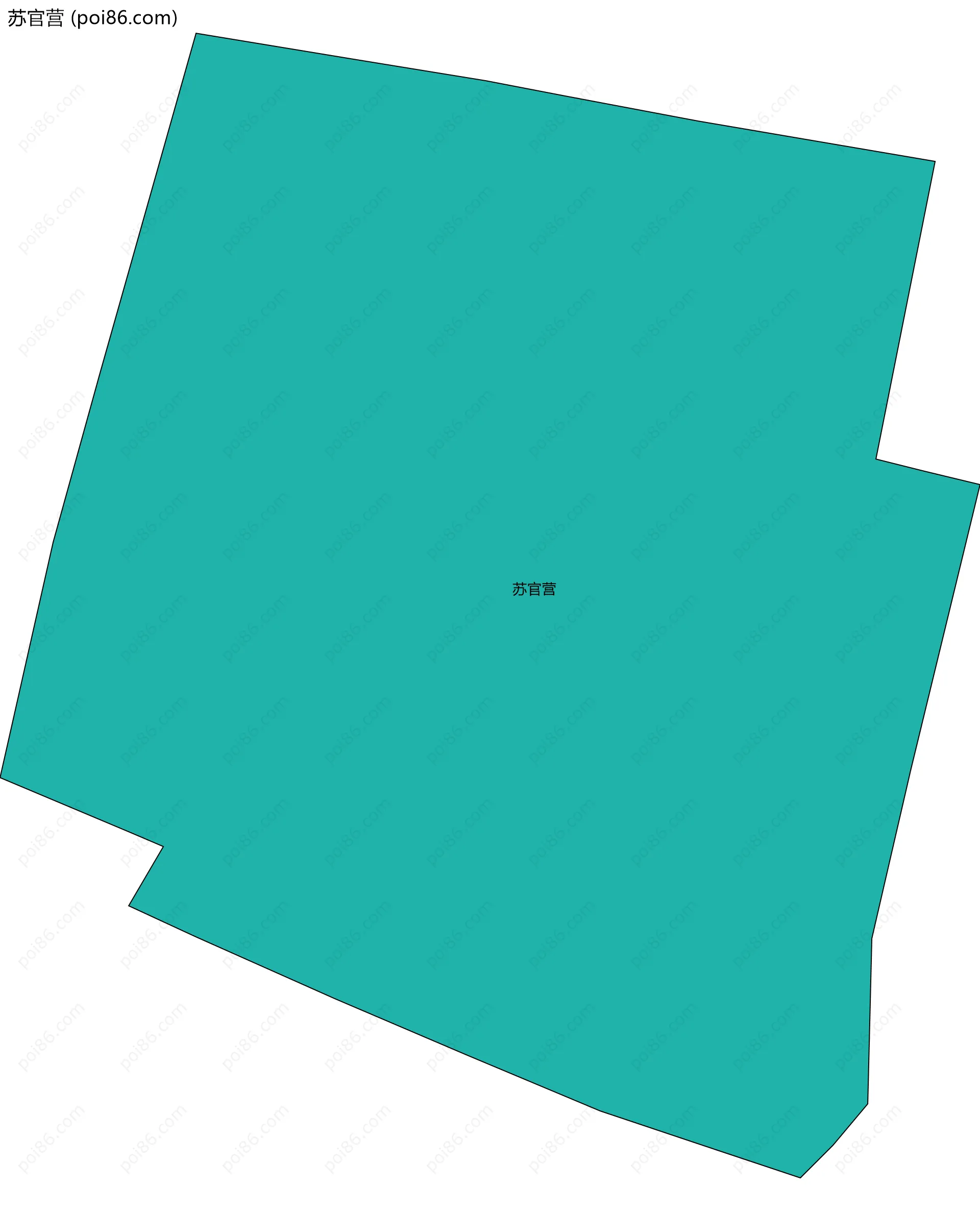 苏官营边界地图