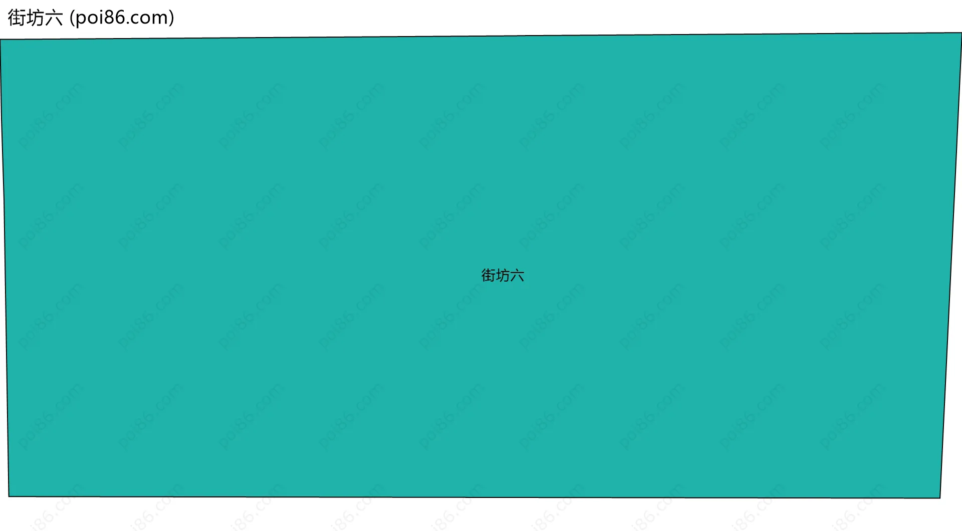街坊六边界地图