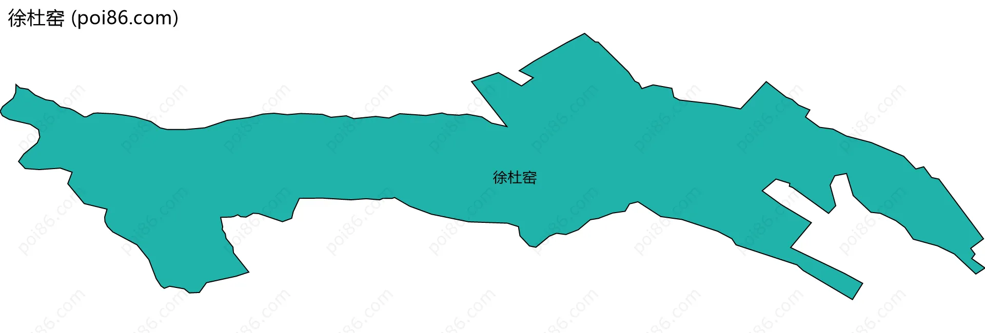 徐杜窑边界地图