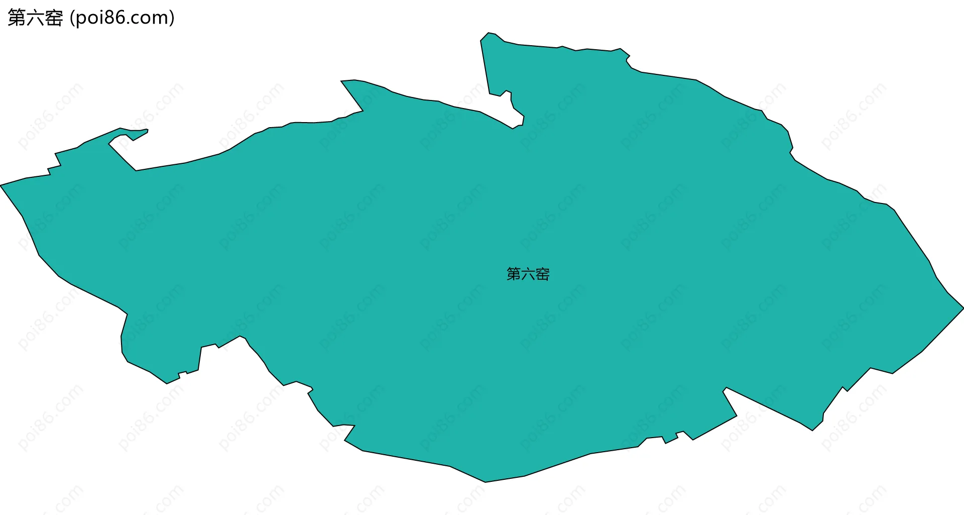 第六窑边界地图