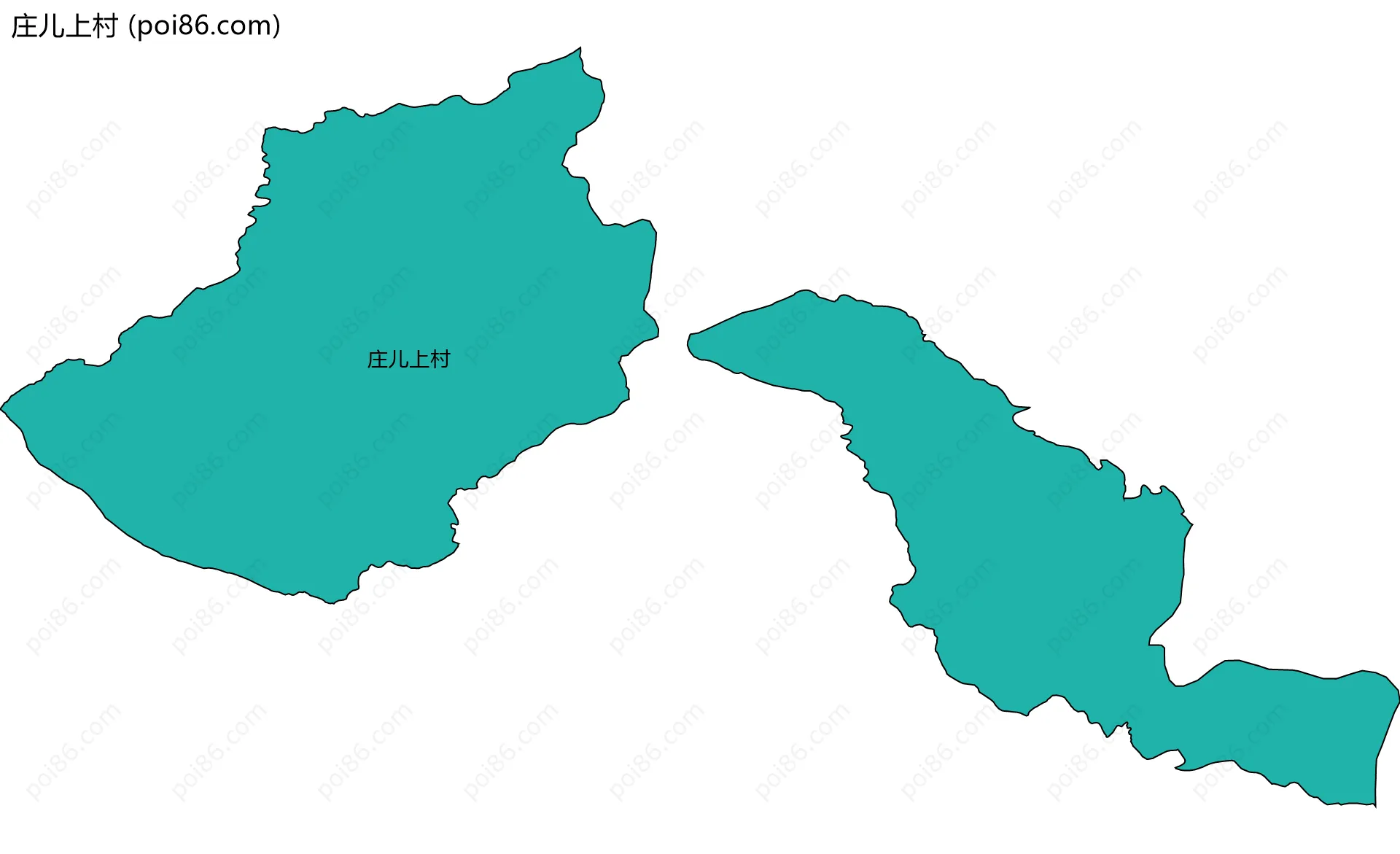 庄儿上村边界地图