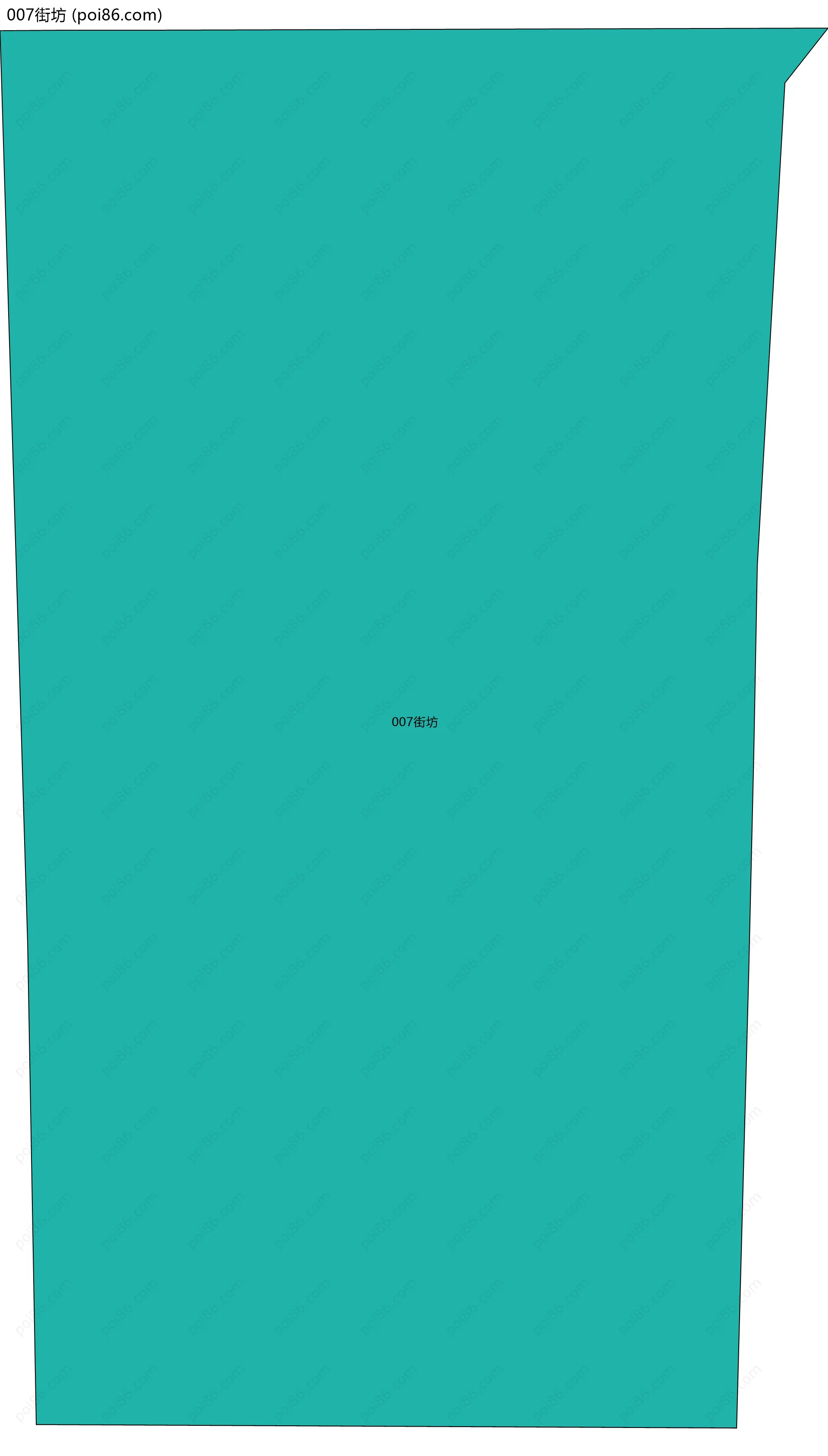 007街坊边界地图