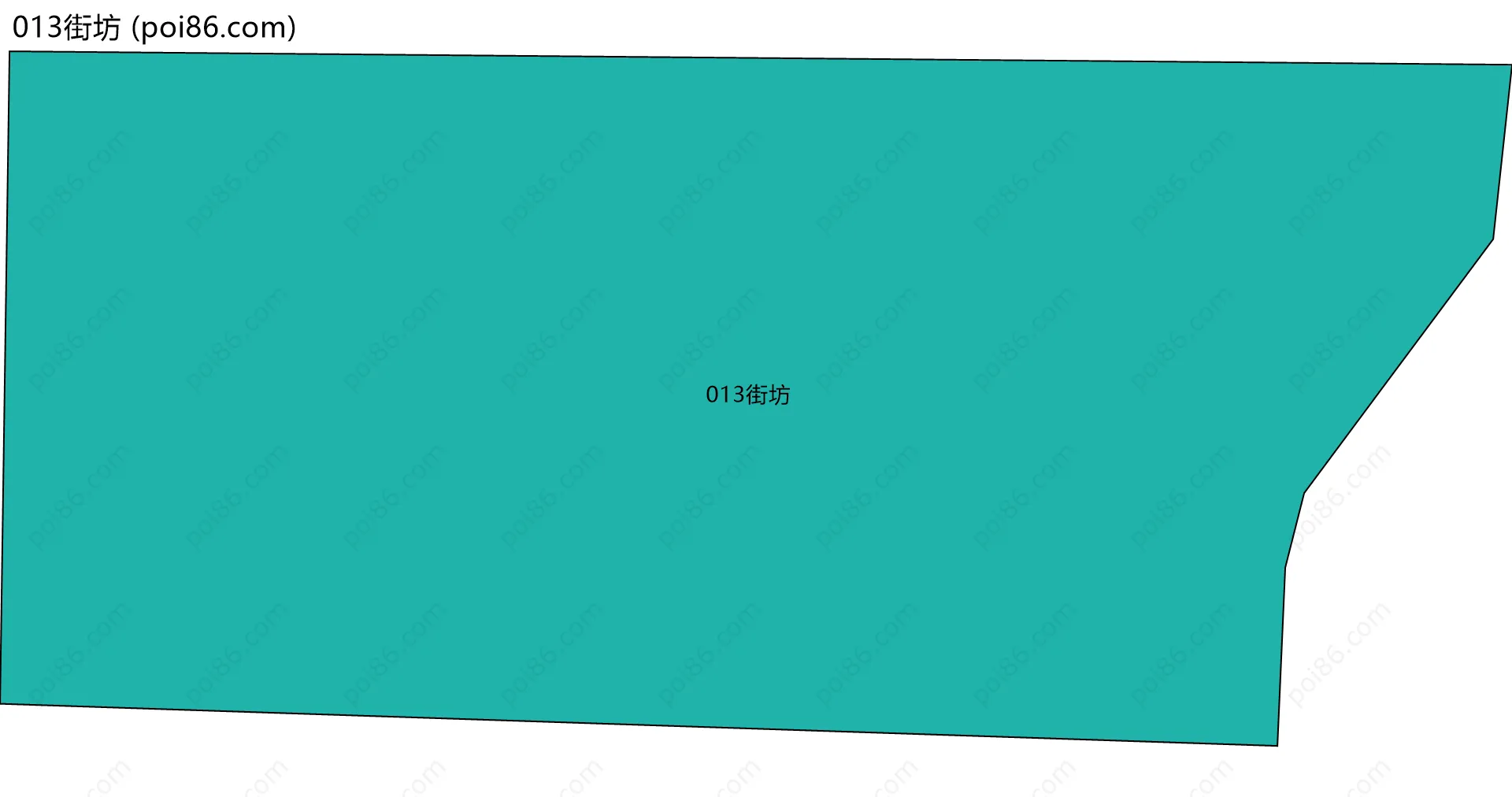 013街坊边界地图