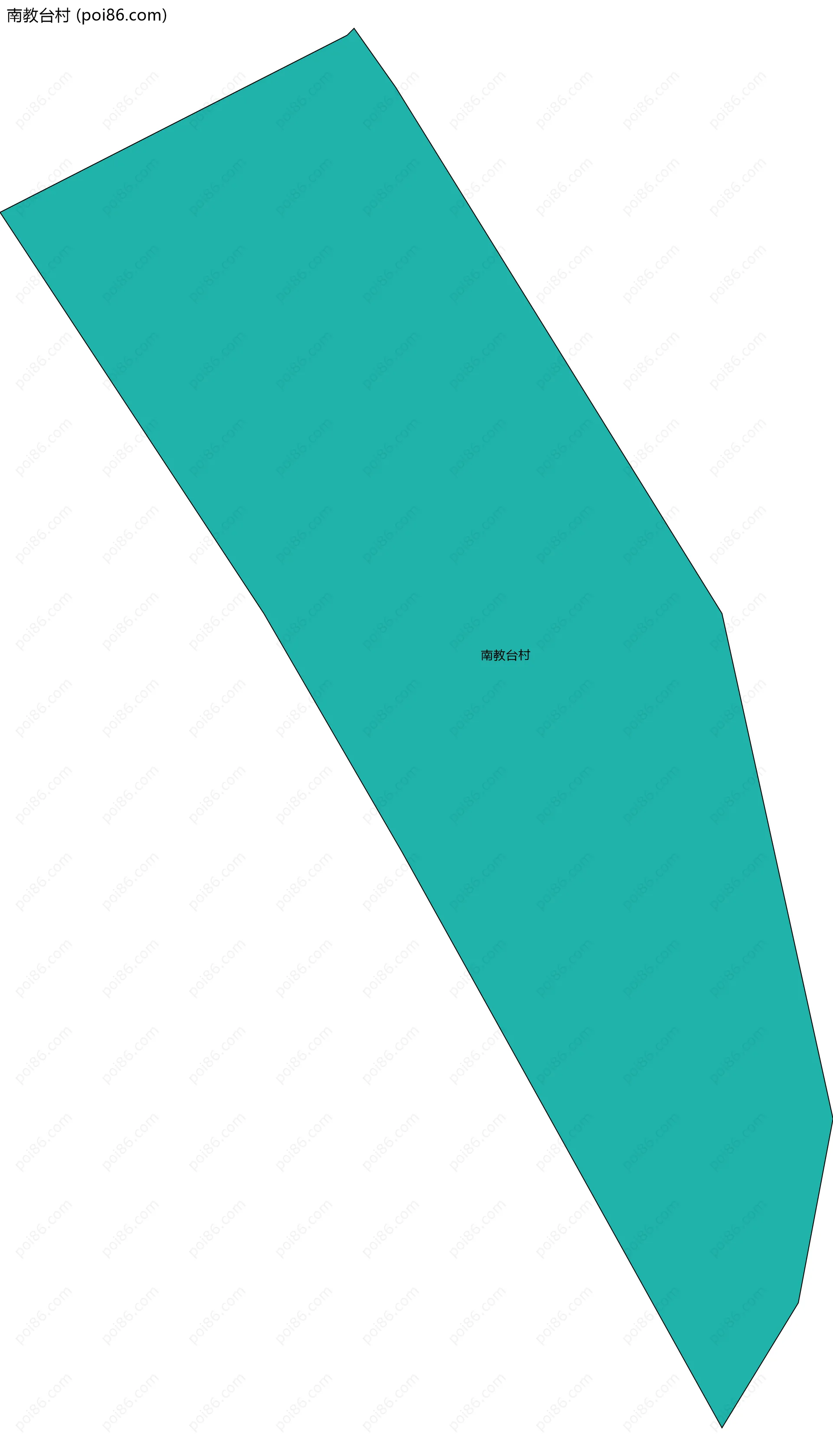 南教台村边界地图