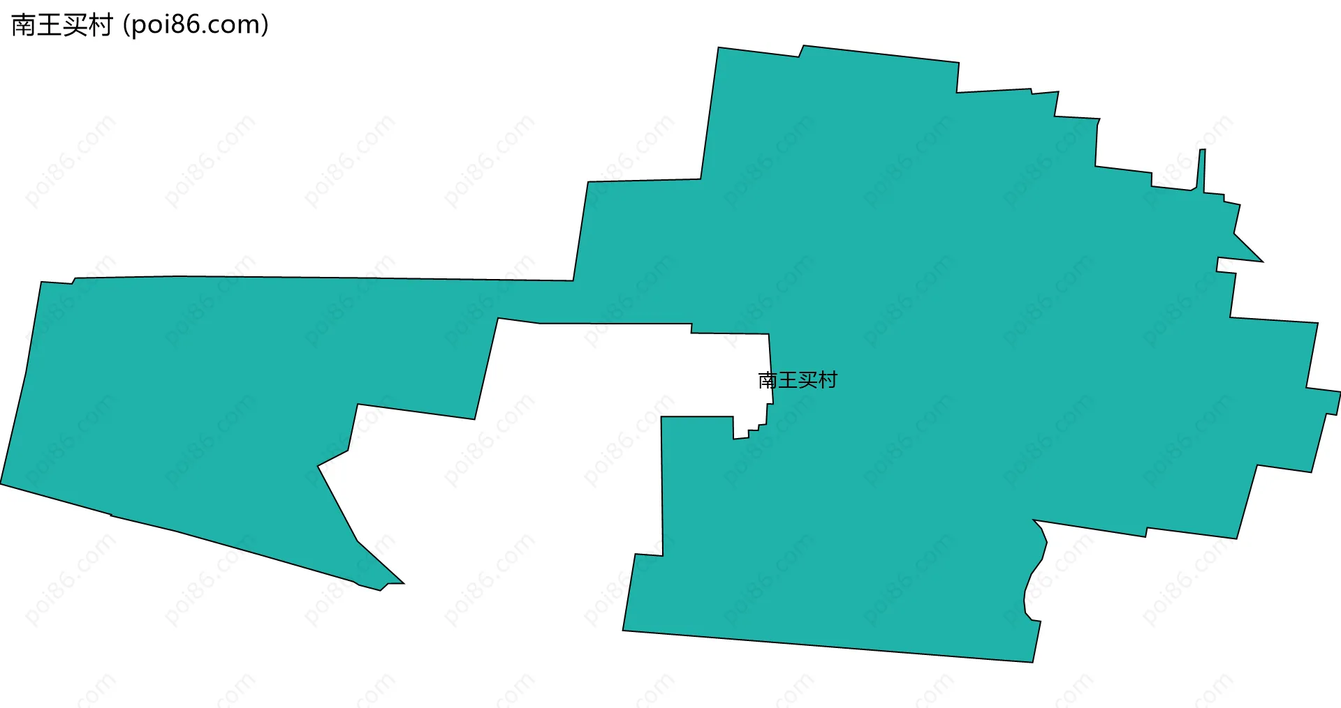 南王买村边界地图