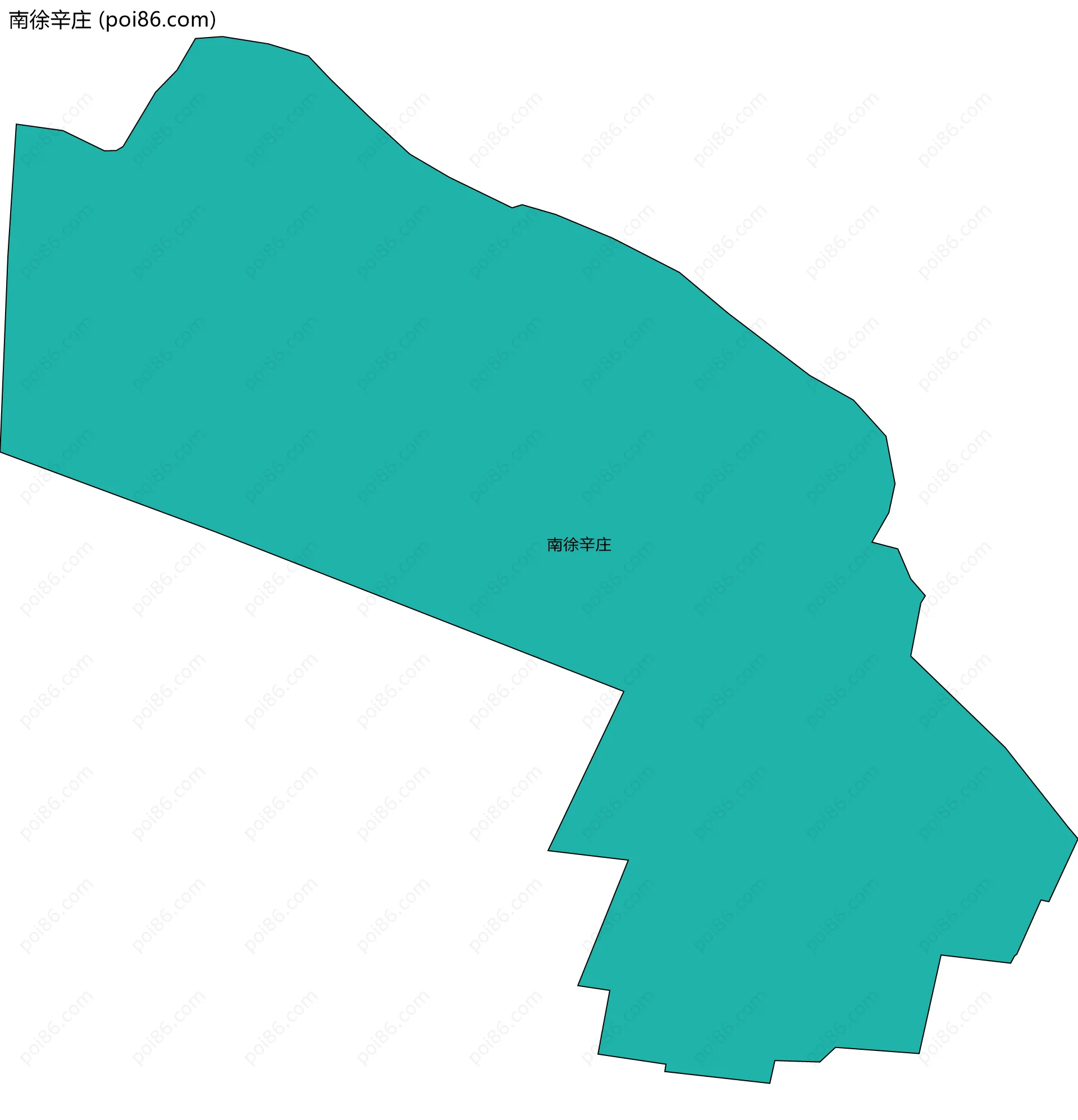 南徐辛庄边界地图