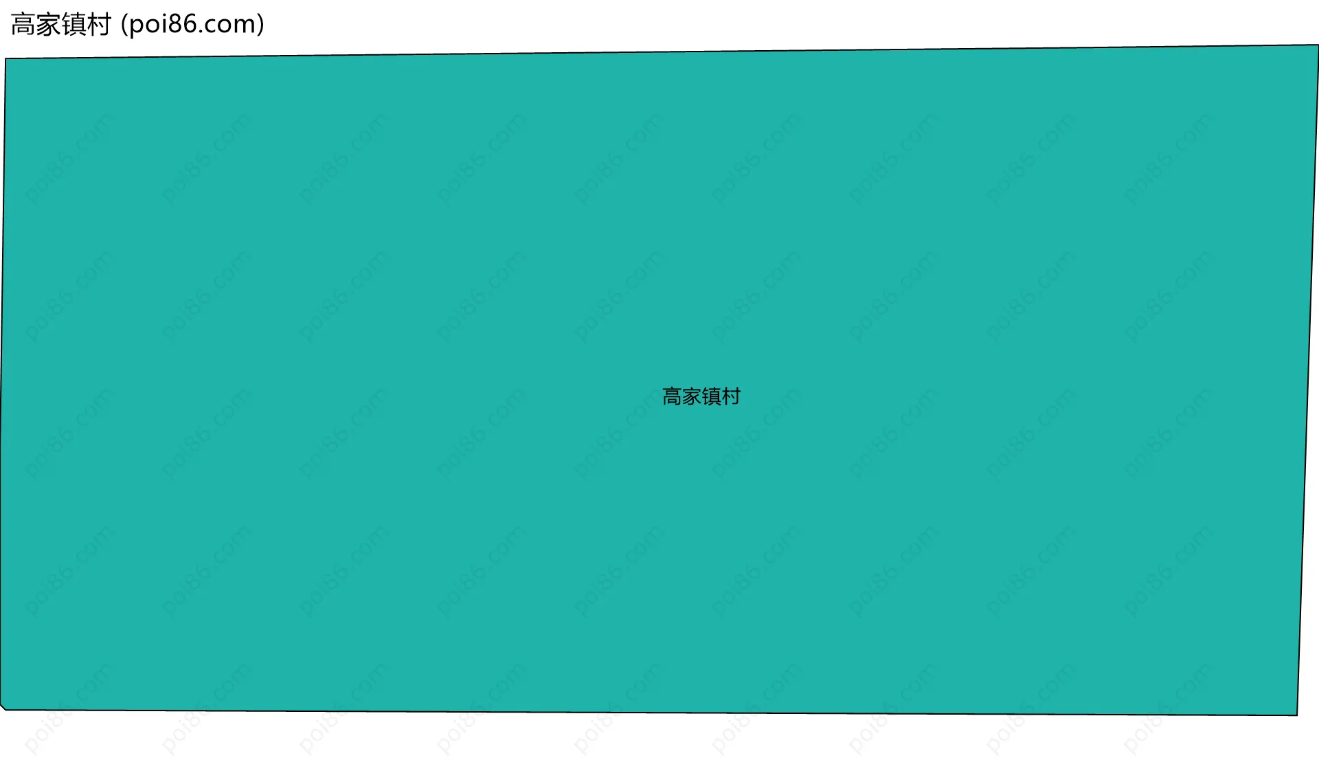 高家镇村边界地图