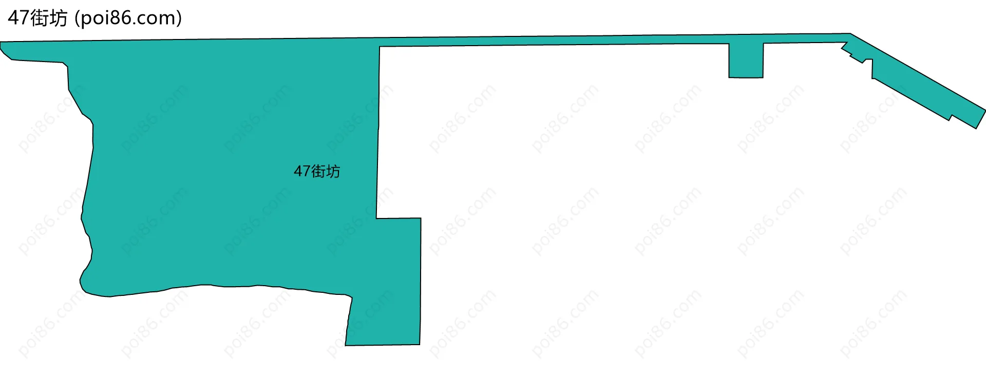47街坊边界地图