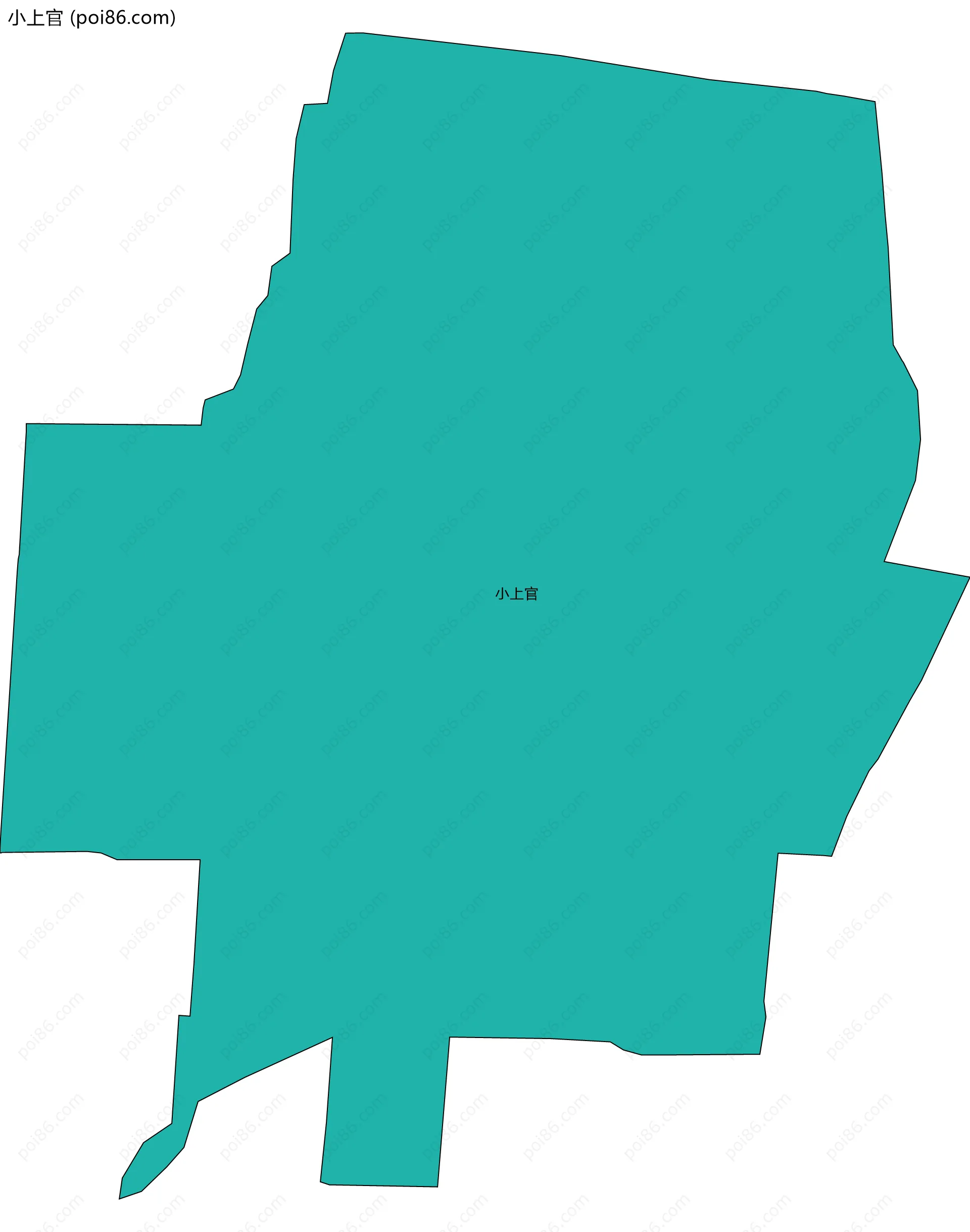 小上官边界地图