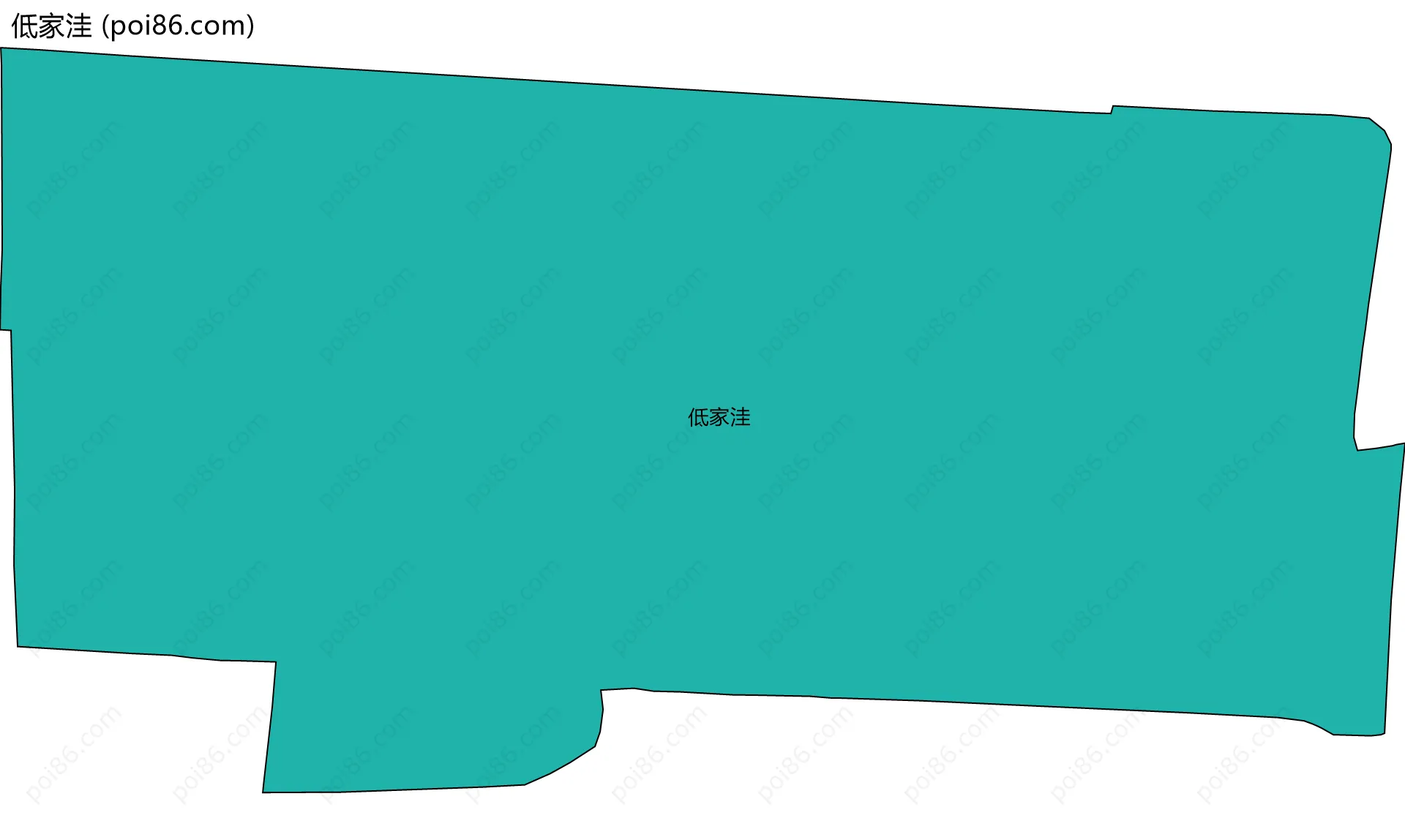 低家洼边界地图