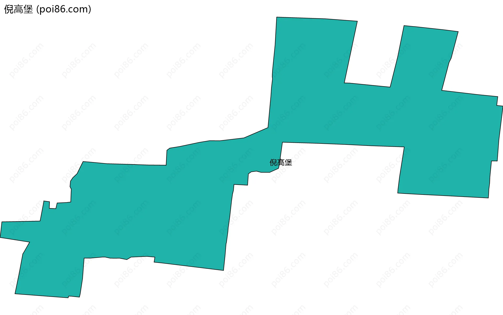 倪高堡边界地图