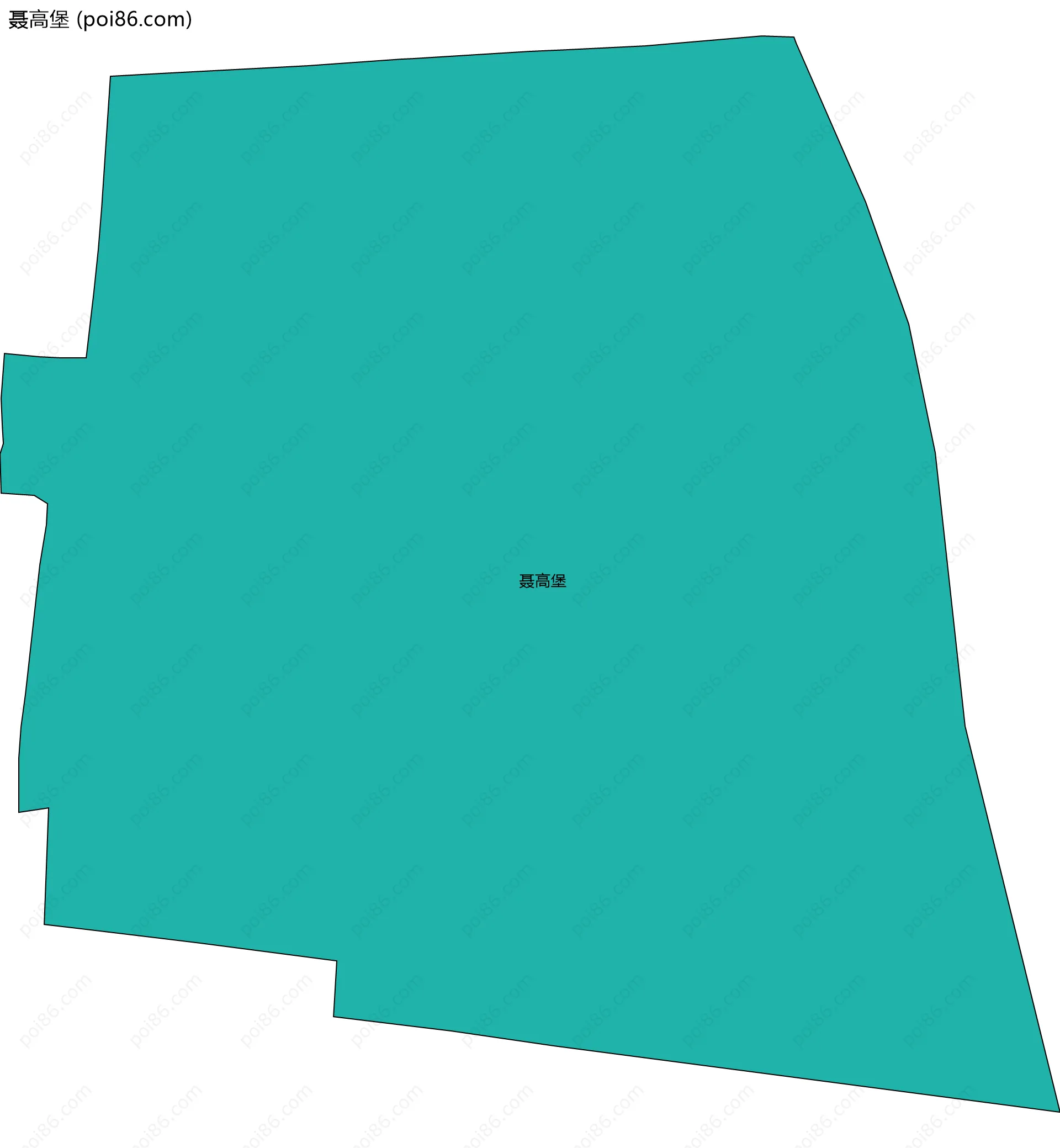 聂高堡边界地图