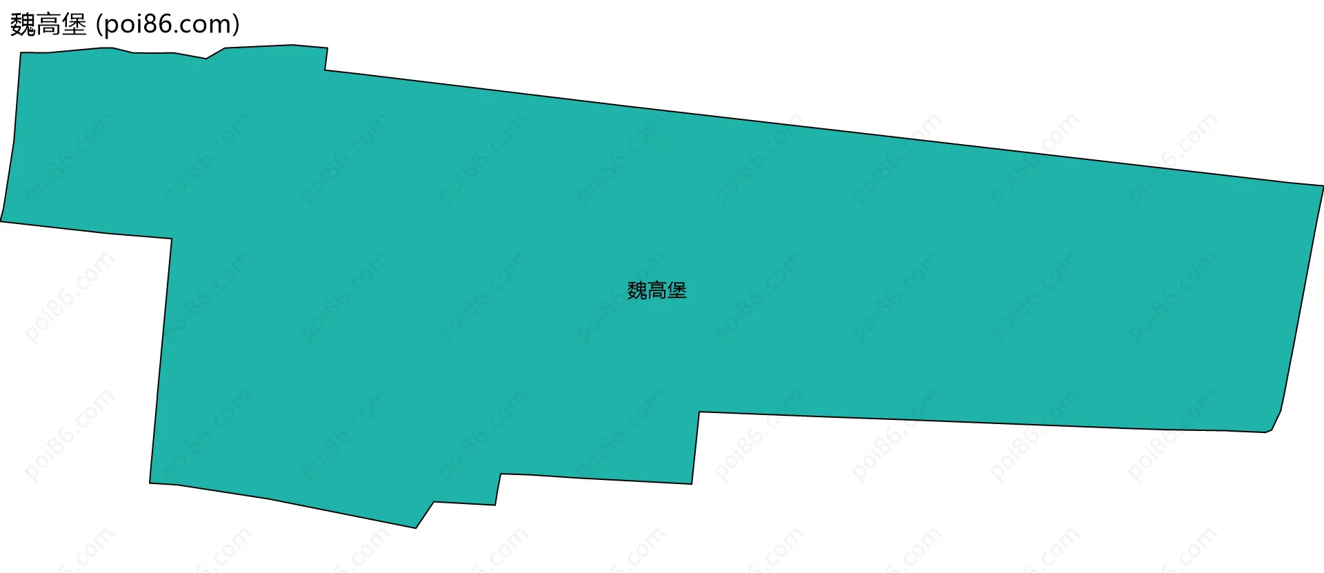 魏高堡边界地图