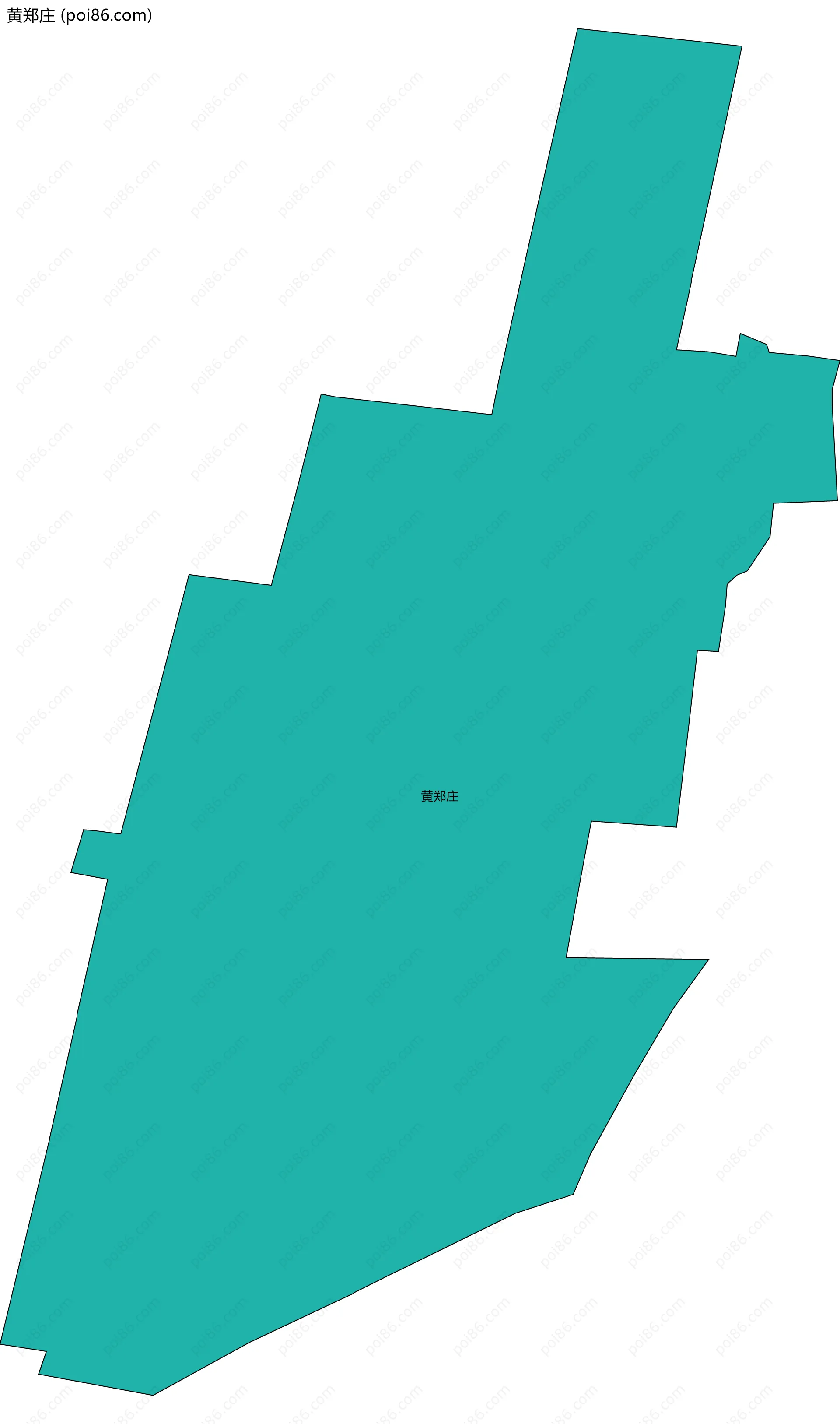 黄郑庄边界地图