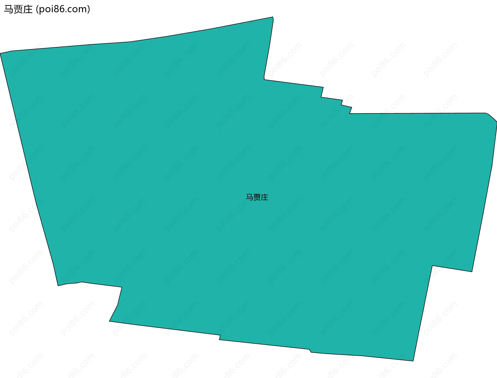 马贾庄边界地图