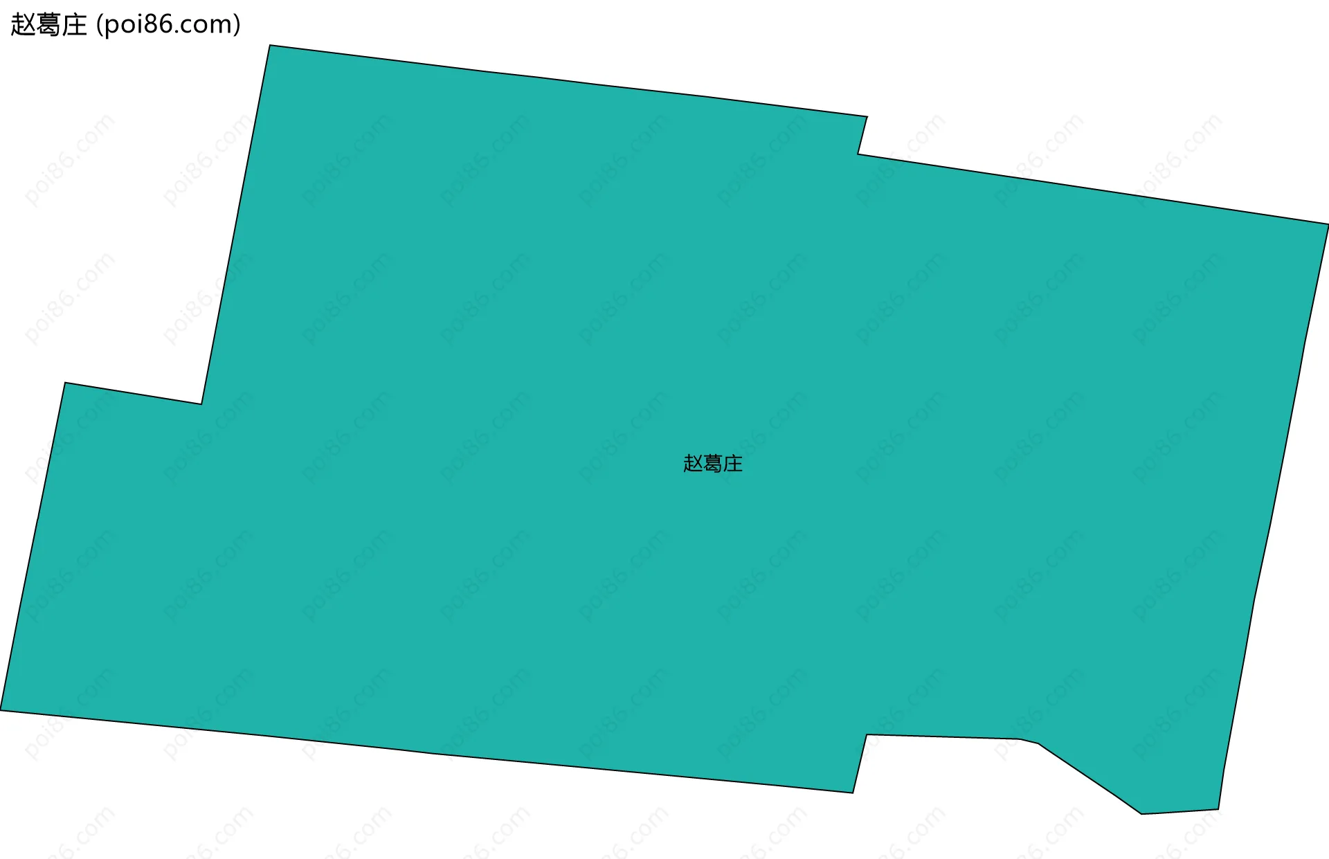 赵葛庄边界地图