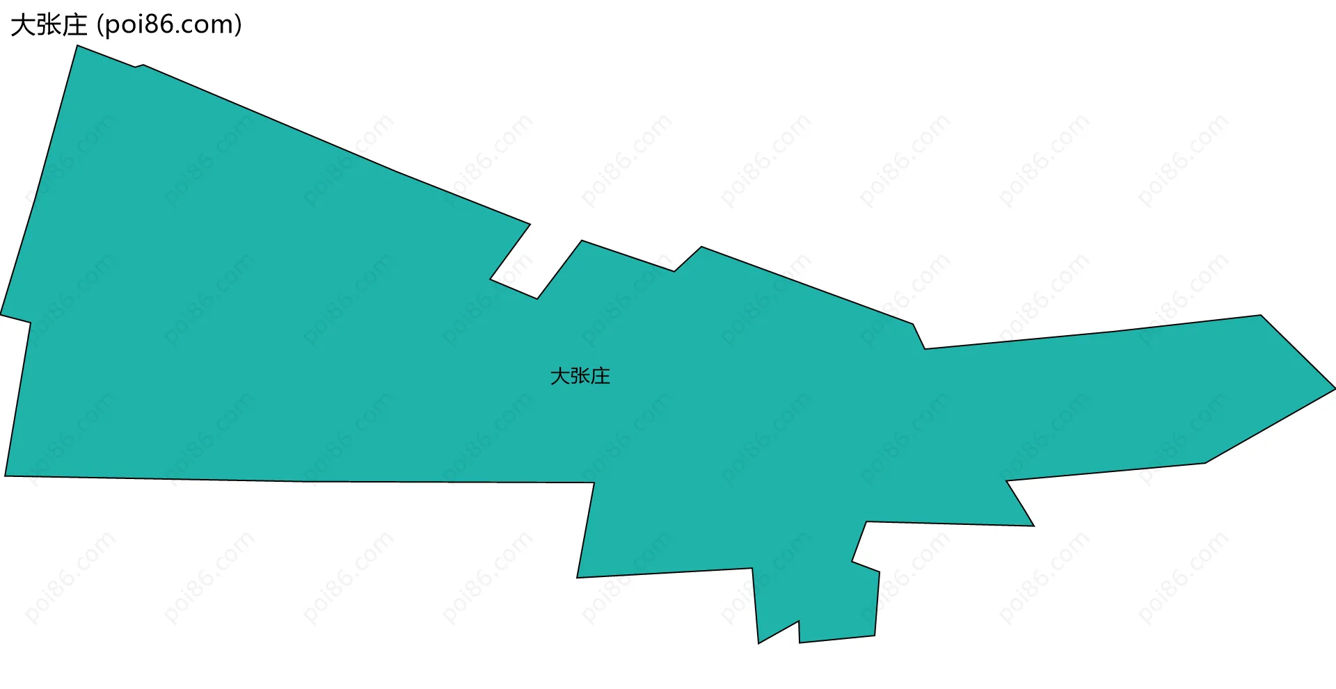 大张庄边界地图