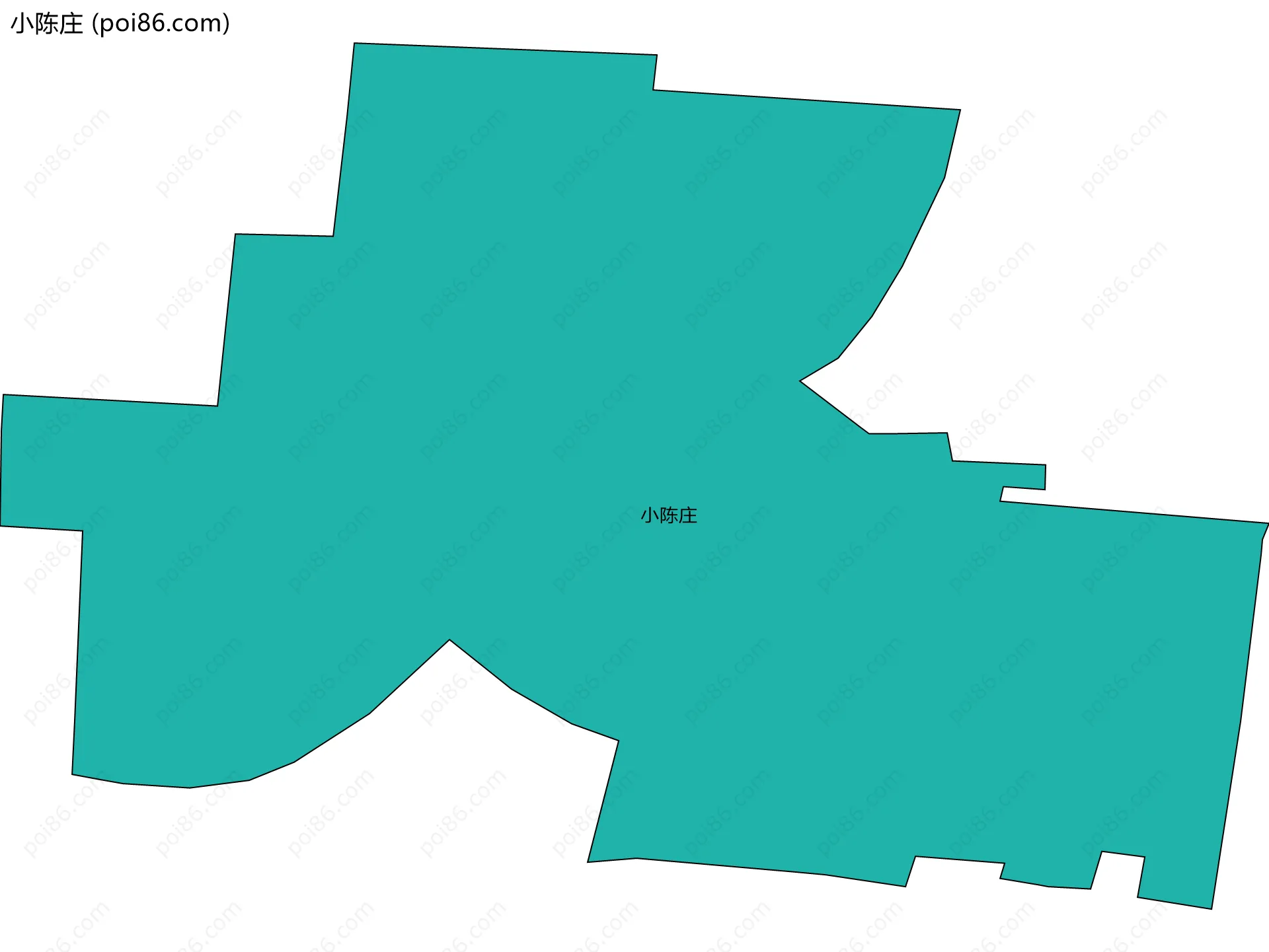 小陈庄边界地图