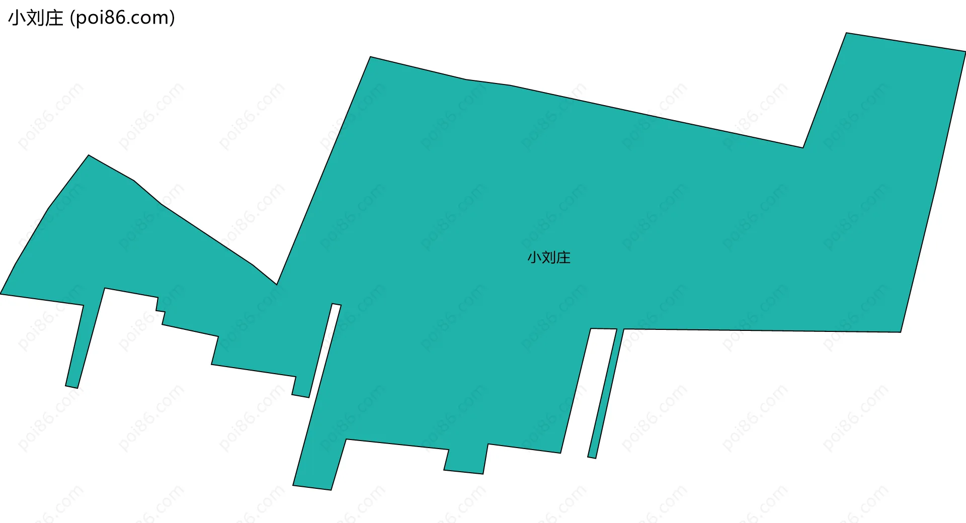 小刘庄边界地图