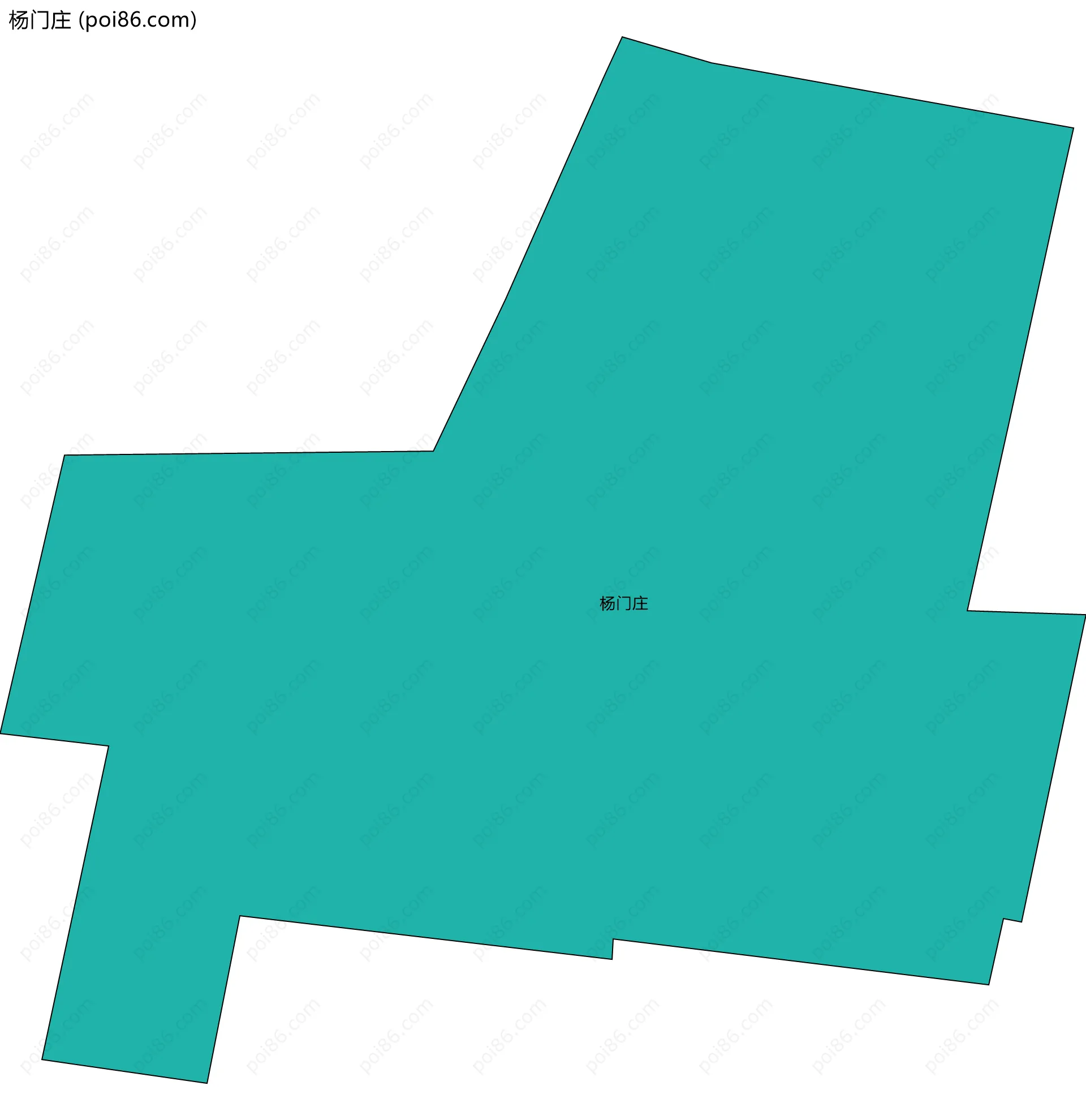 杨门庄边界地图