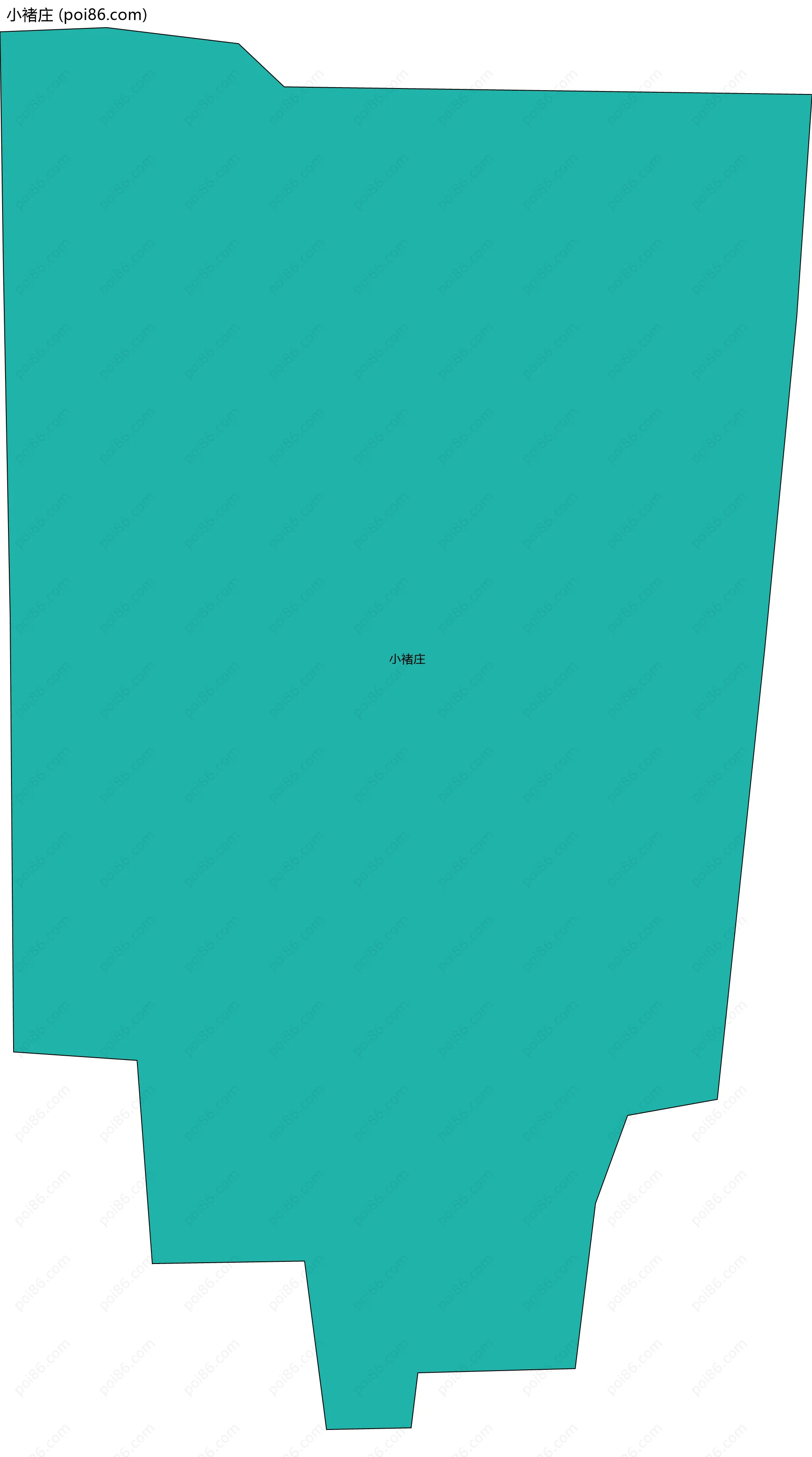 小褚庄边界地图