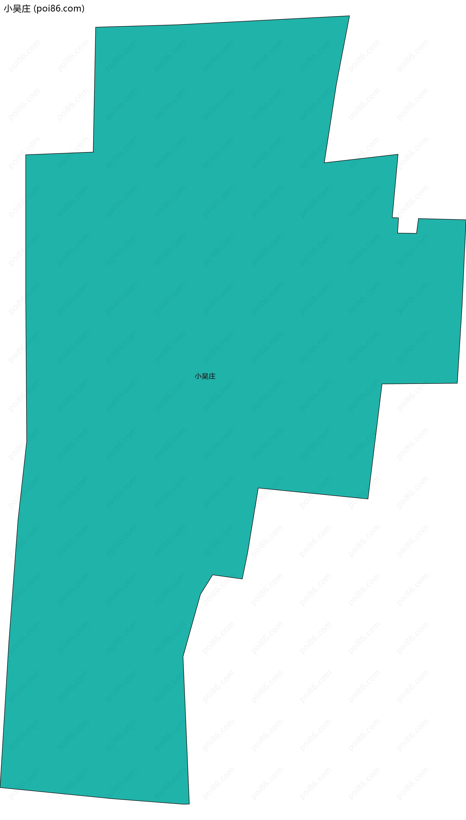 小吴庄边界地图