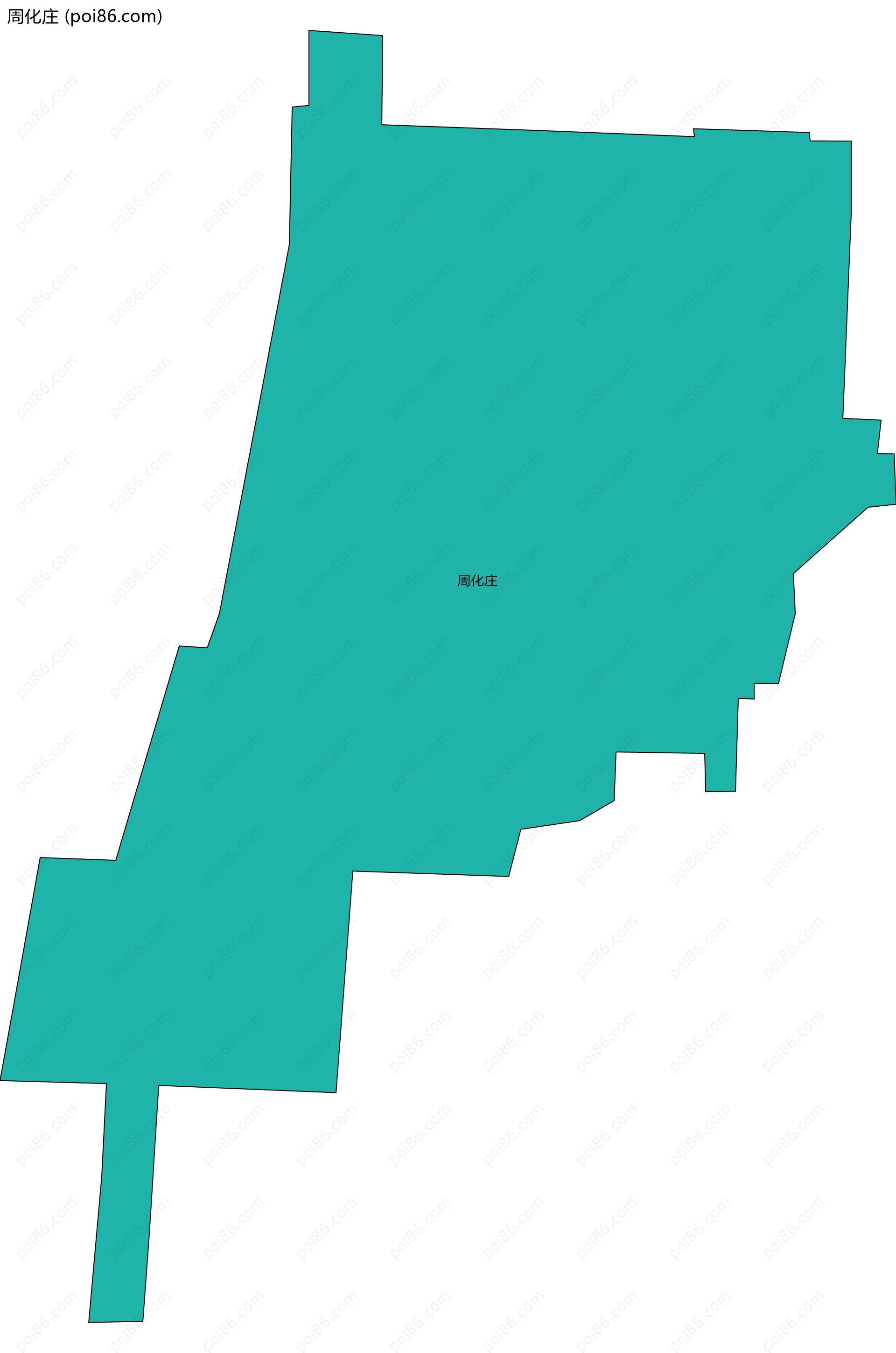 周化庄边界地图