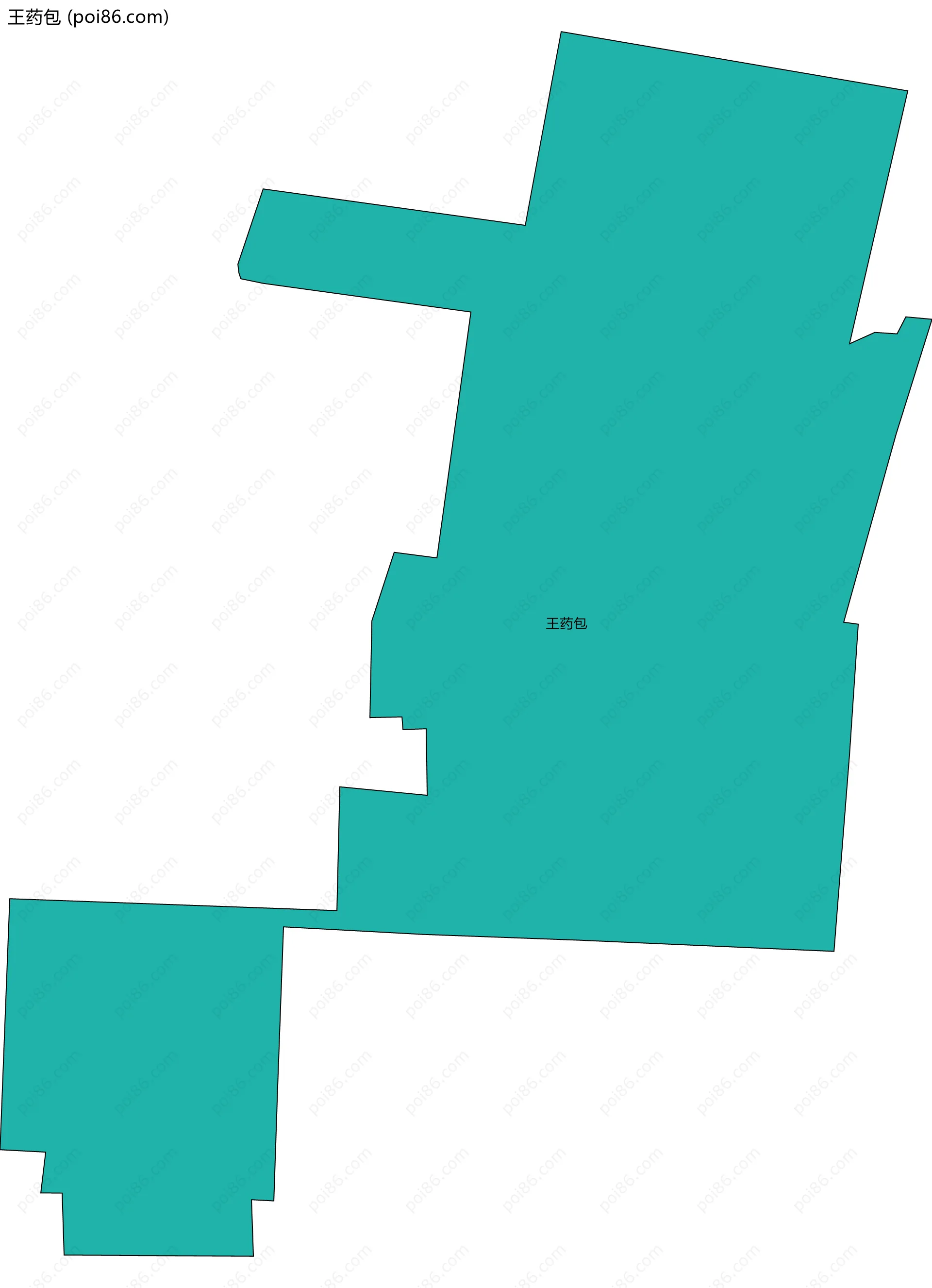 王药包边界地图