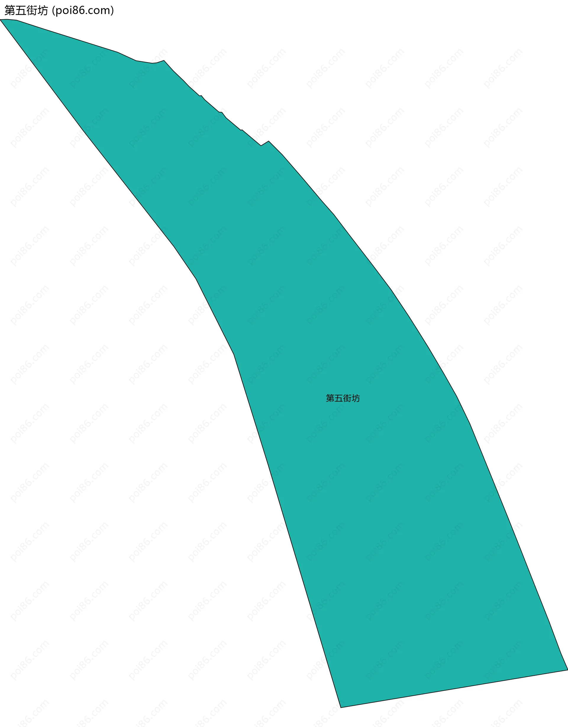 第五街坊边界地图