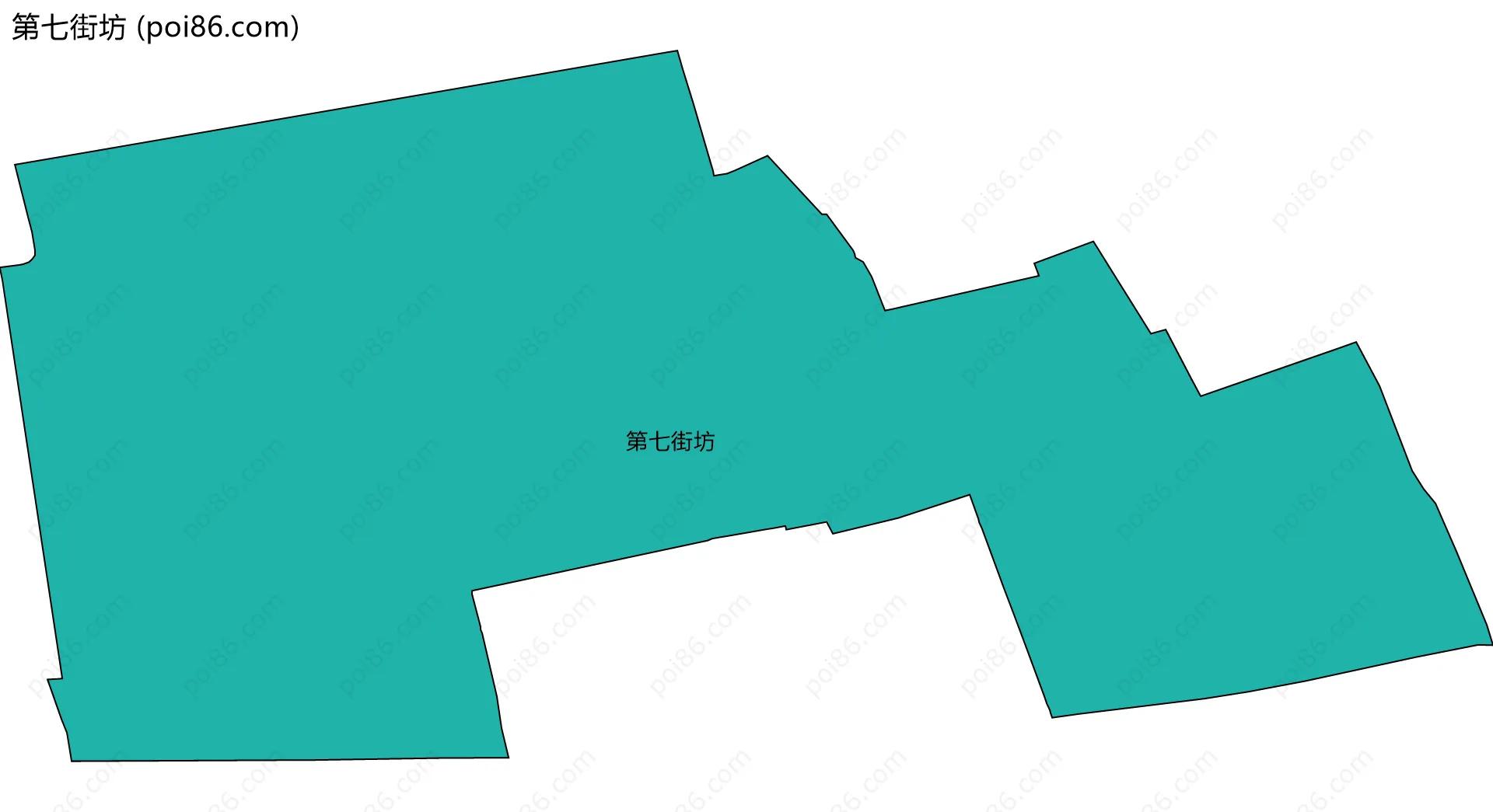 第七街坊边界地图