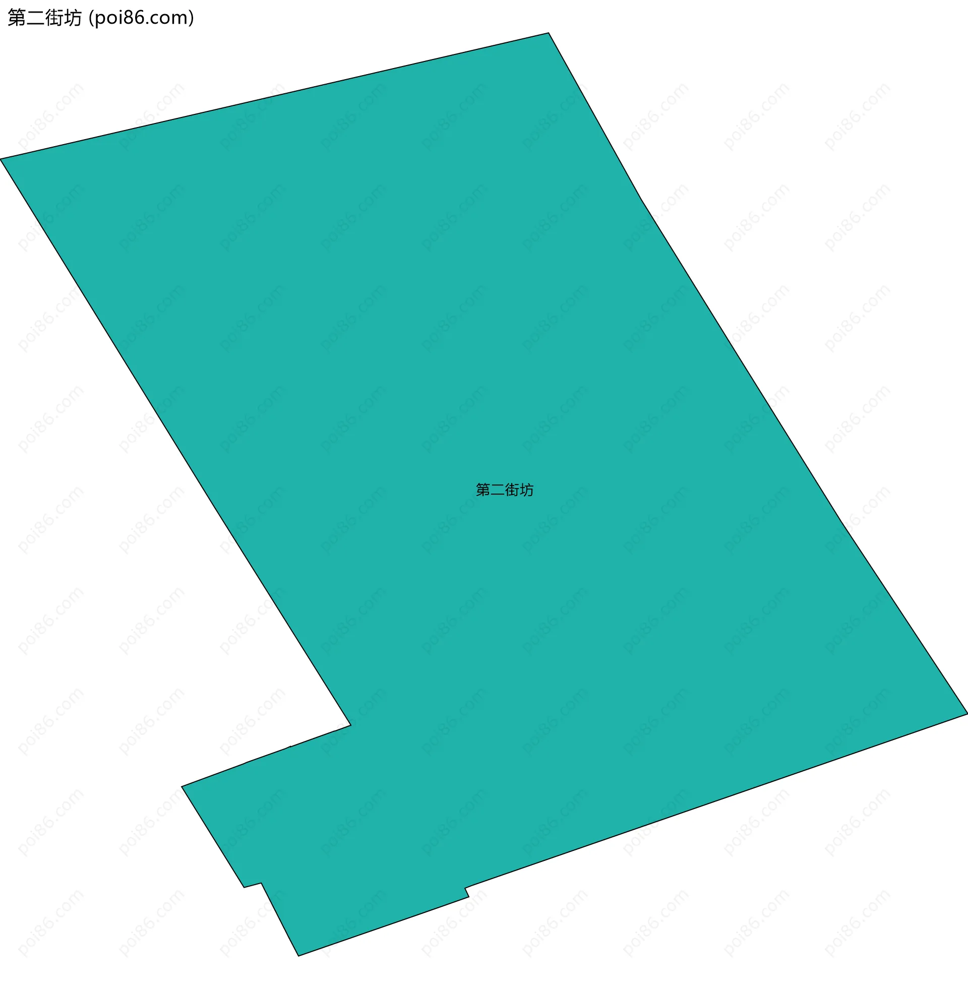 第二街坊边界地图