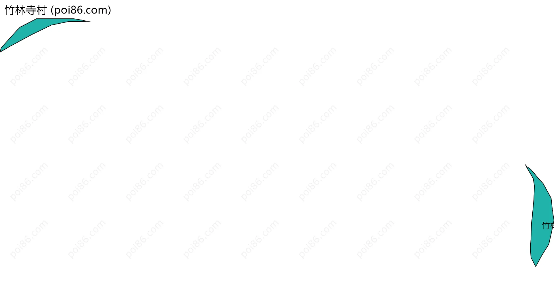 竹林寺村边界地图