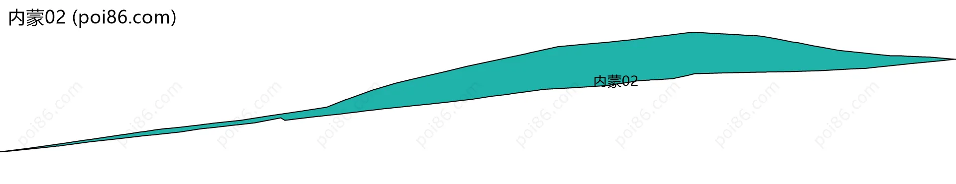 内蒙02边界地图