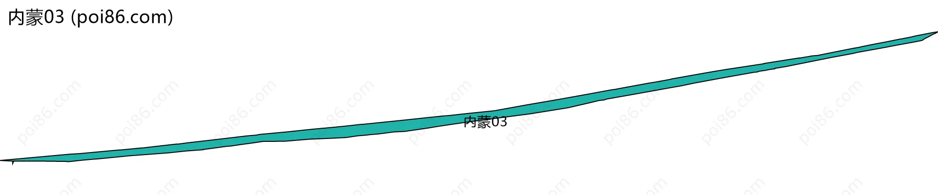 内蒙03边界地图