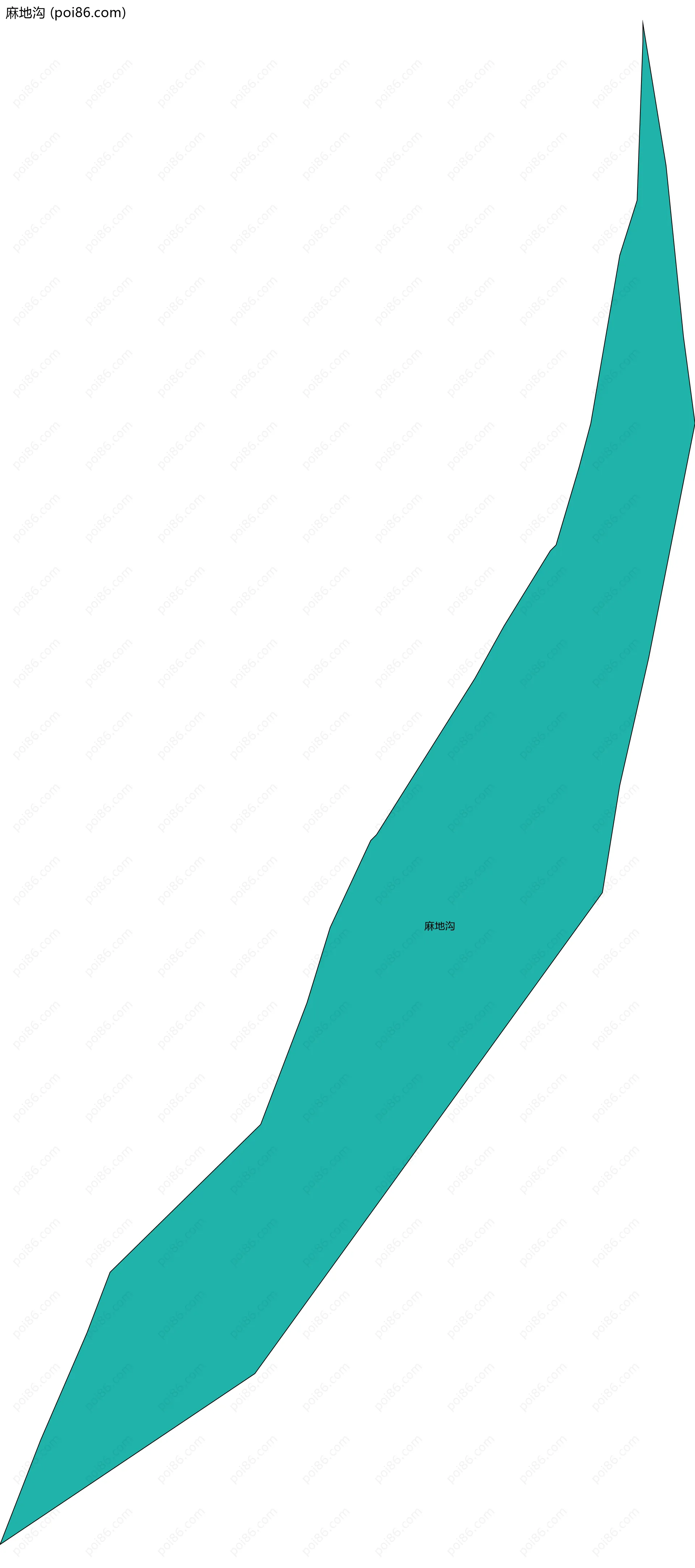 麻地沟边界地图