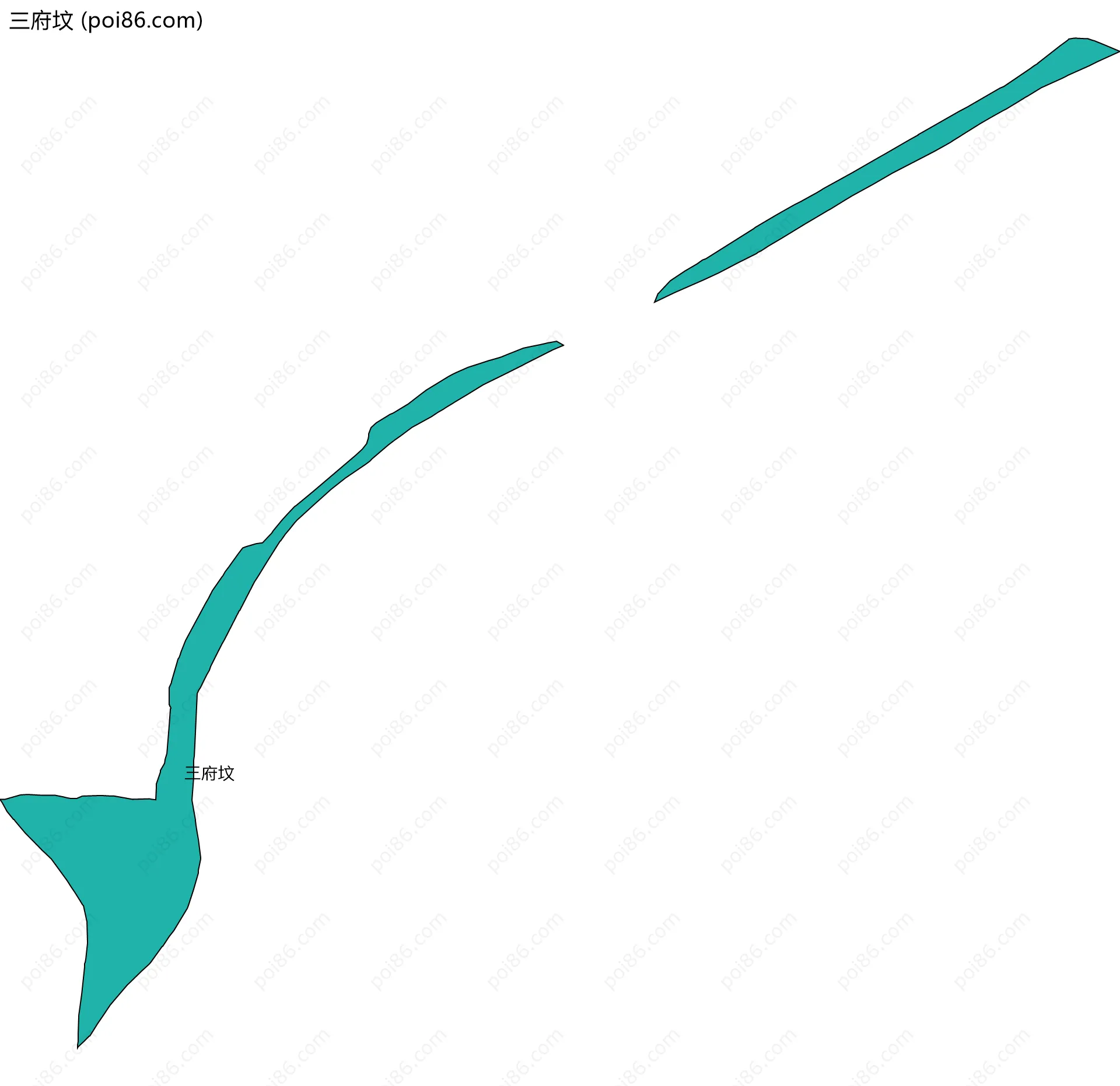 三府坟边界地图